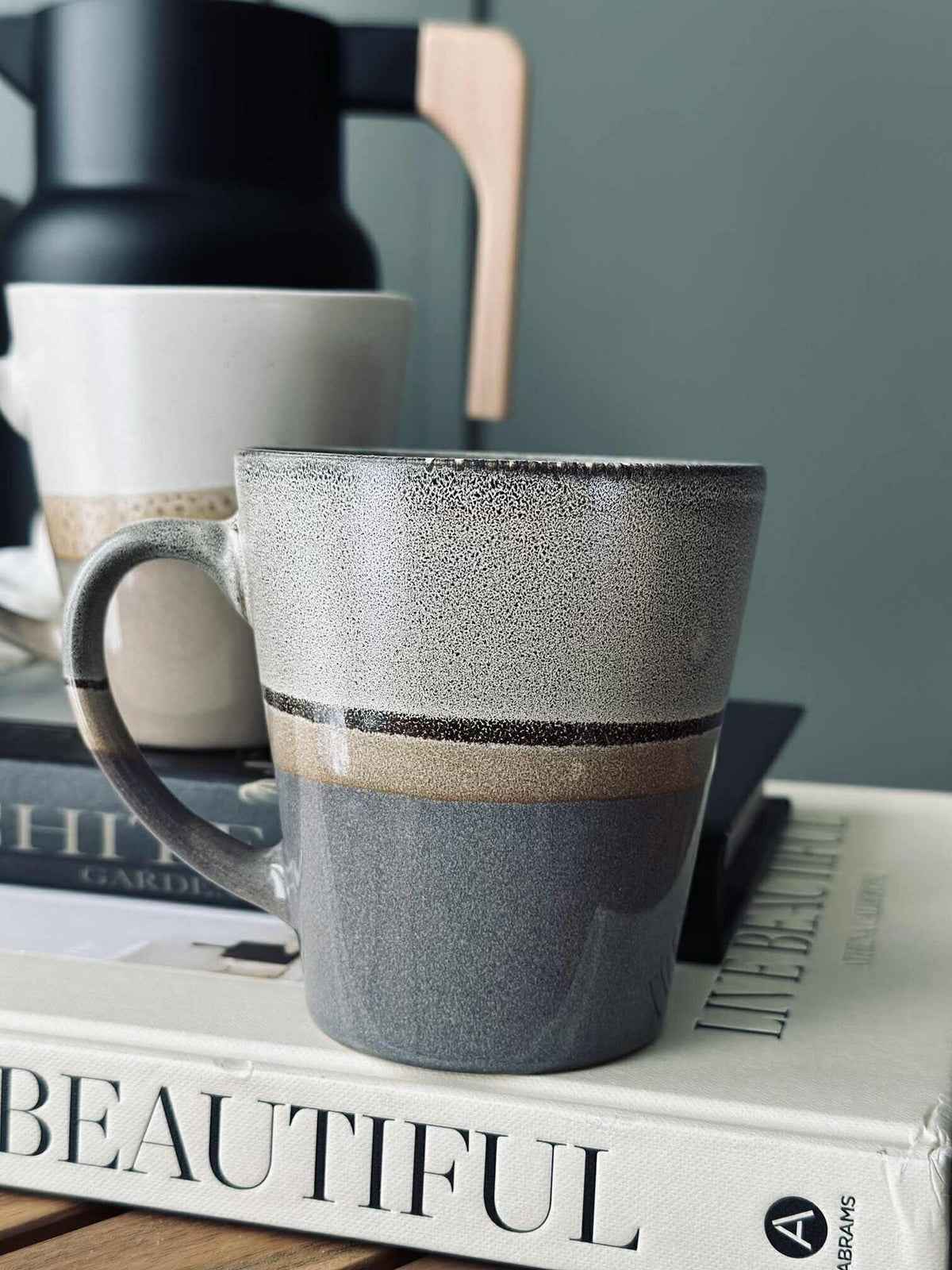 Becher GINA Steingut - Colormix
