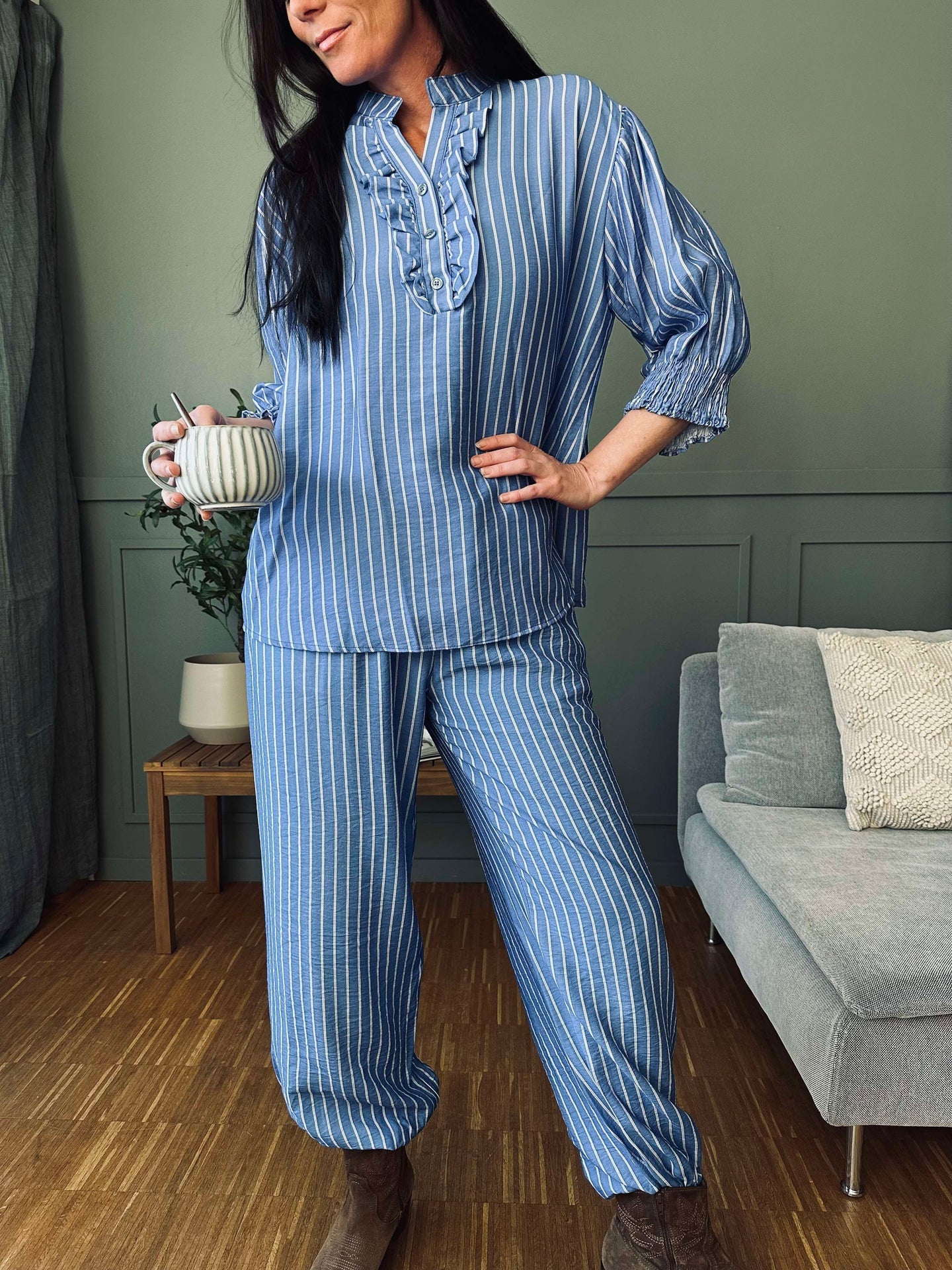 Bluse Charlie Blue