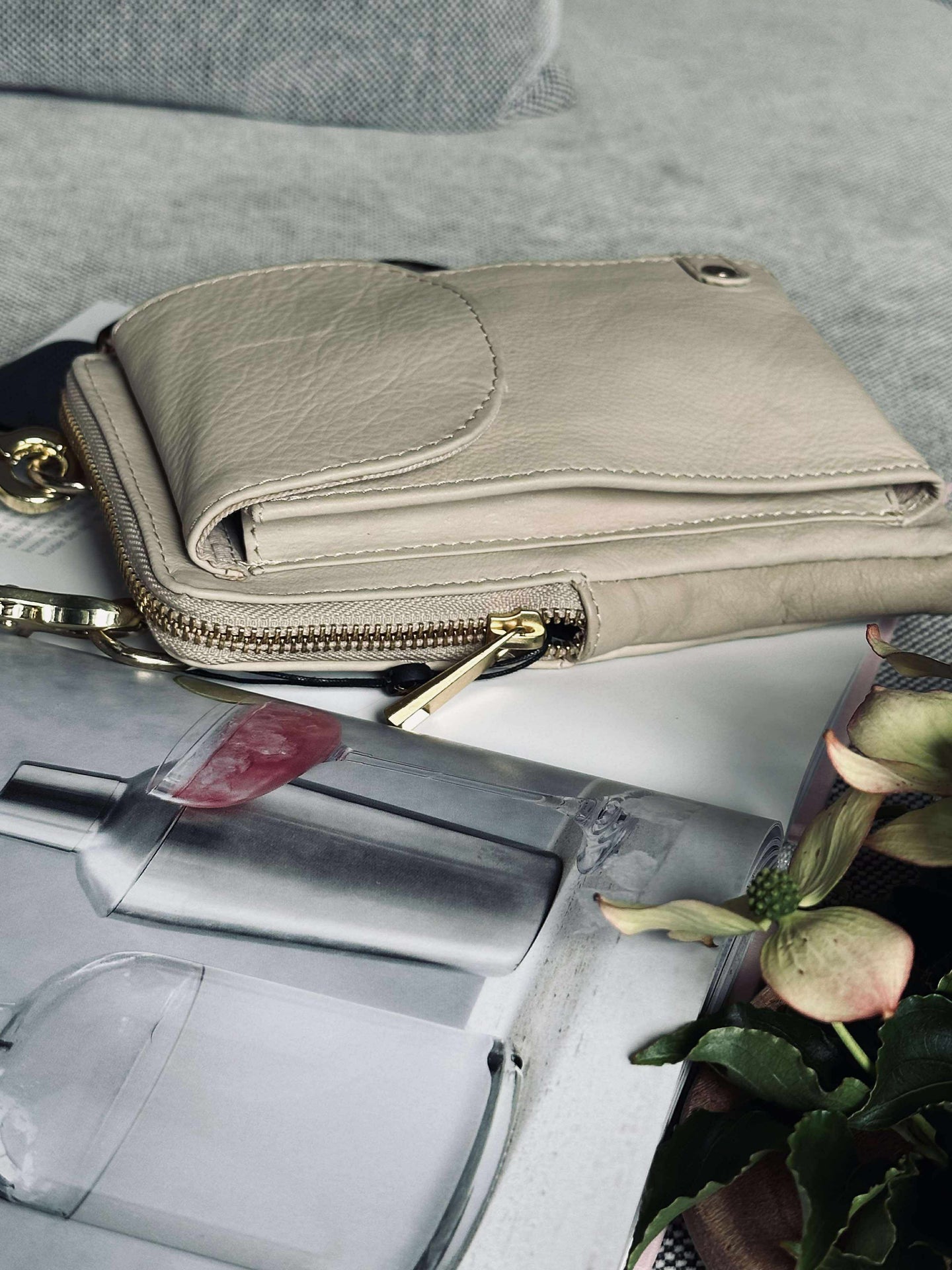 Handytasche - Sand / Gold