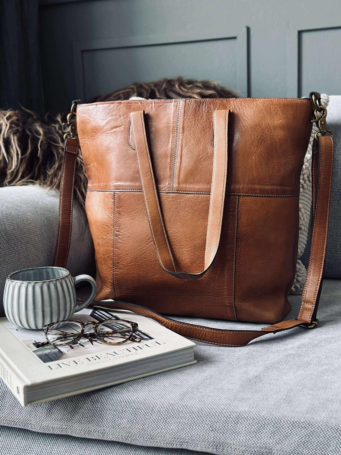 Tasche Layla Cognac