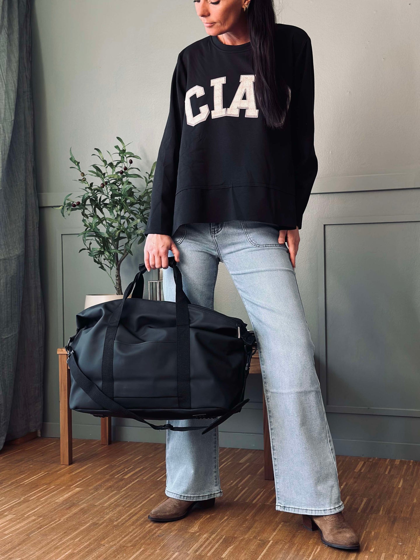 Weekender-Tasche NEOPRENE – Schwarz