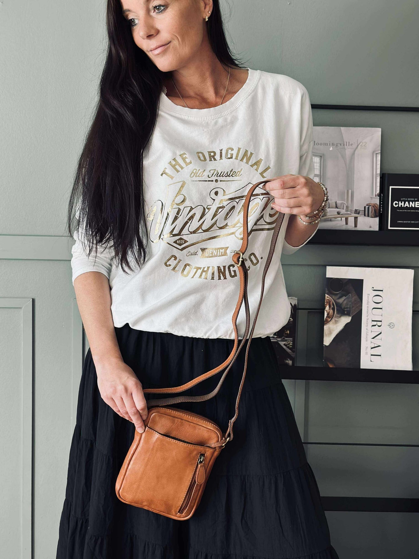 Bluse Vintage - Weiß