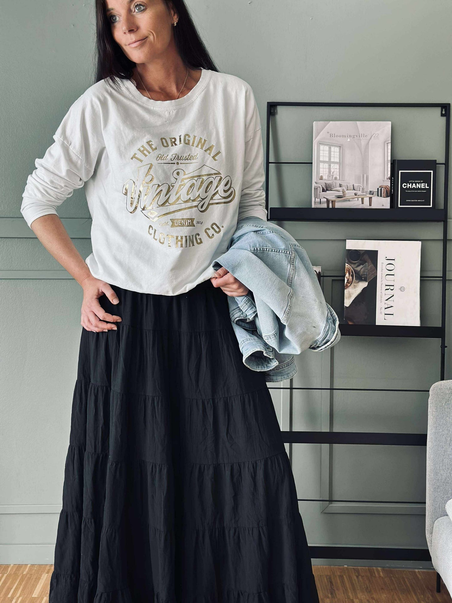 Bluse Vintage - Weiß
