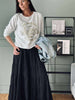 Bluse Vintage - Weiß