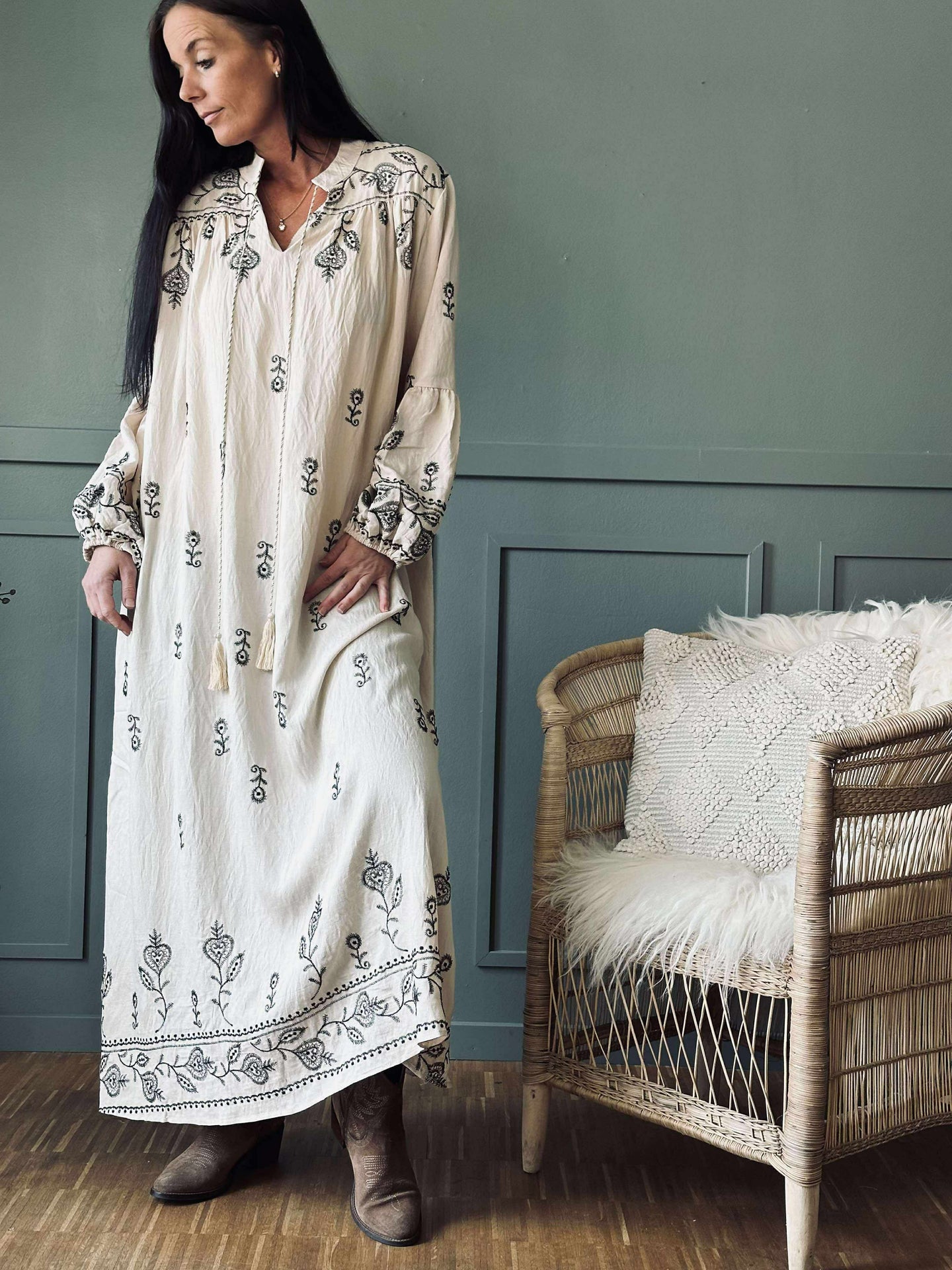 Kleid Embroidery boheme