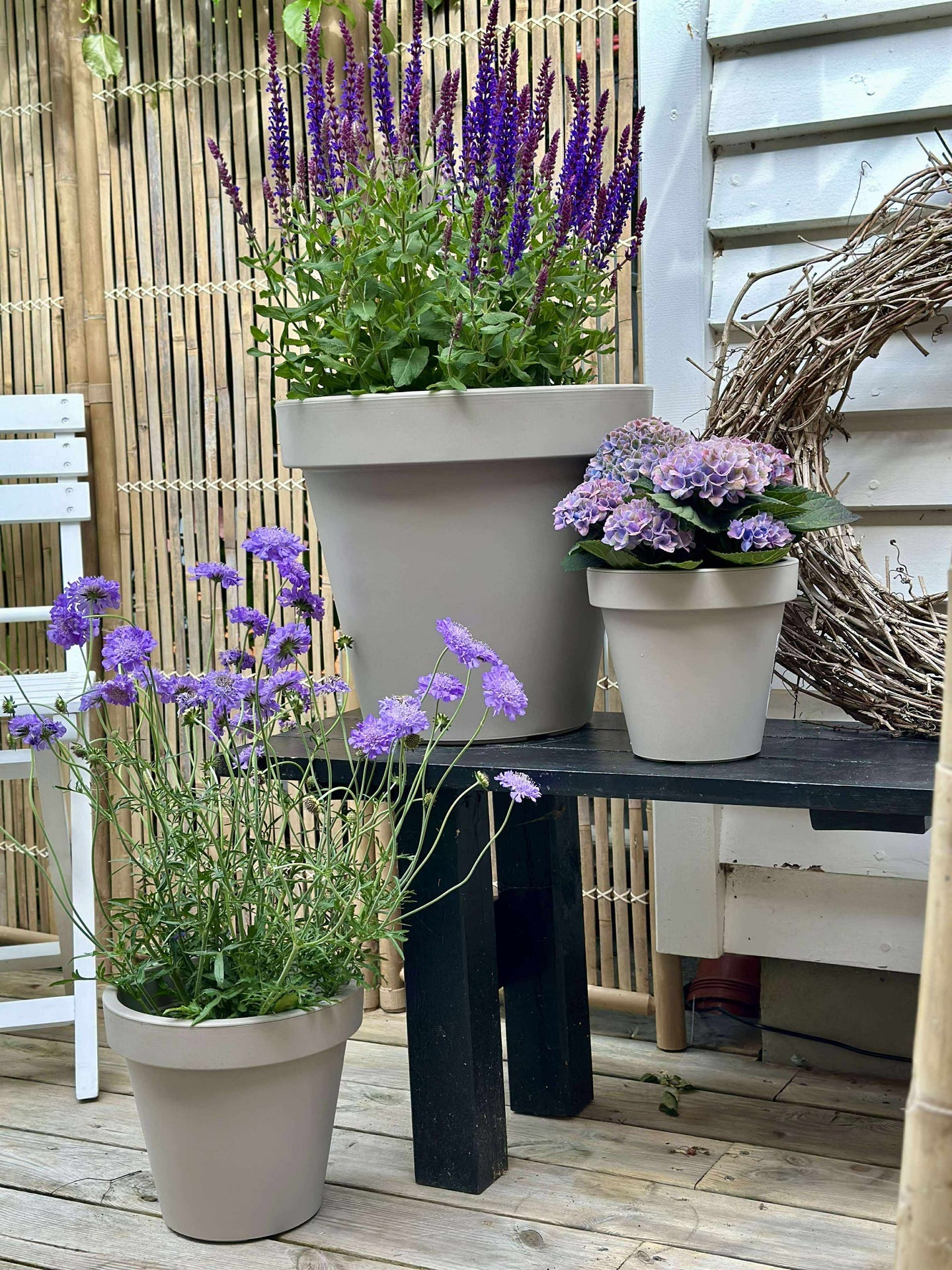 Pflanztopf - Recycling Beige Ø 35 cm