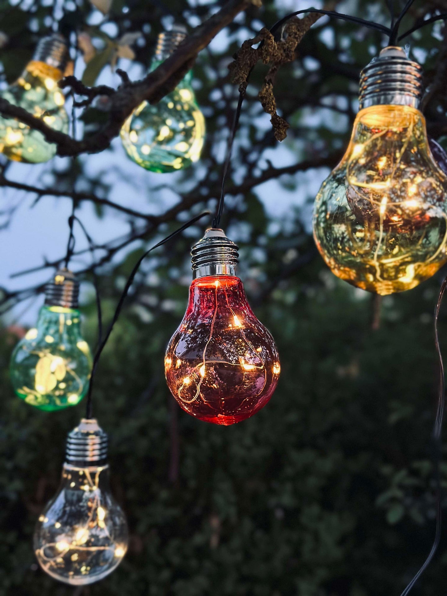 Lichterkette COLOR mit Solarzellen