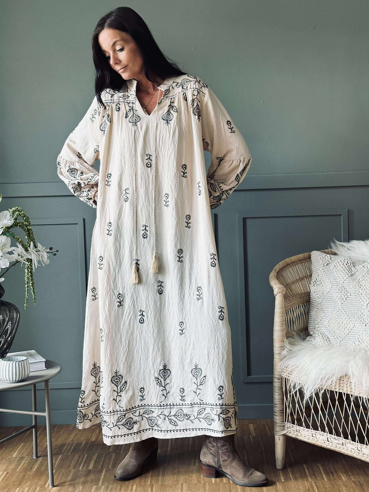 Kleid Embroidery boheme