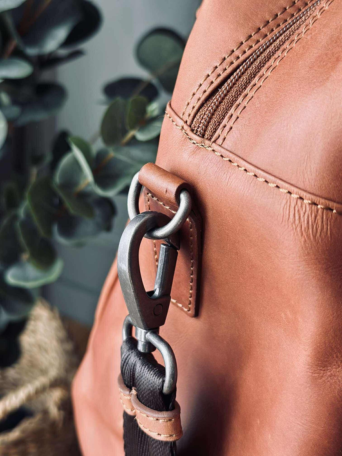 Weekender-Tasche LONDON Cognac
