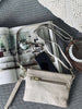 Schöne Tasche / Clutch - Soft sand