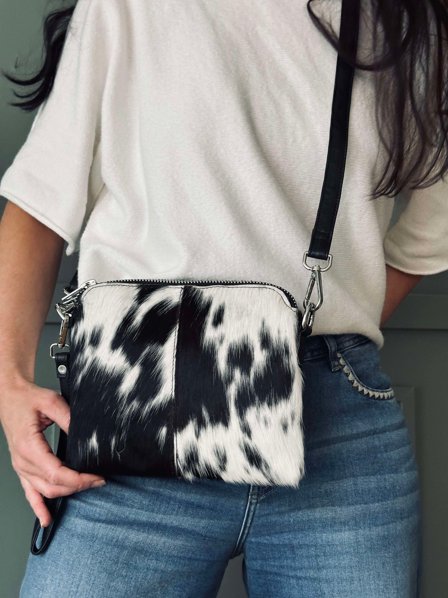 Crossbody clutch ALICE - COW