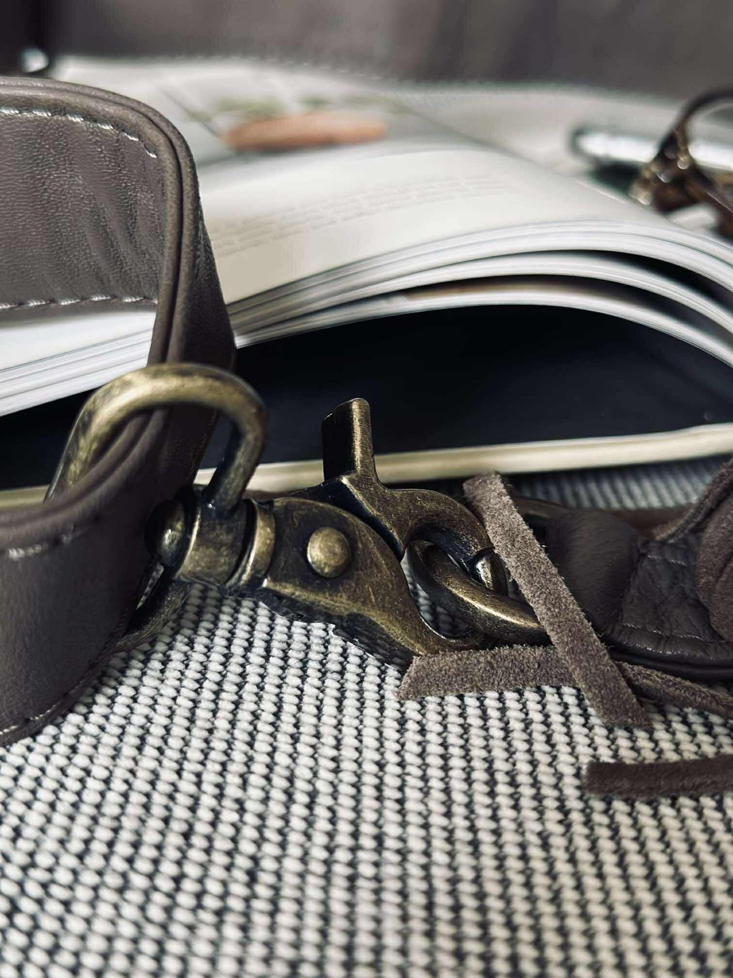 Bauchtasche mit Fransen - Deer Brown