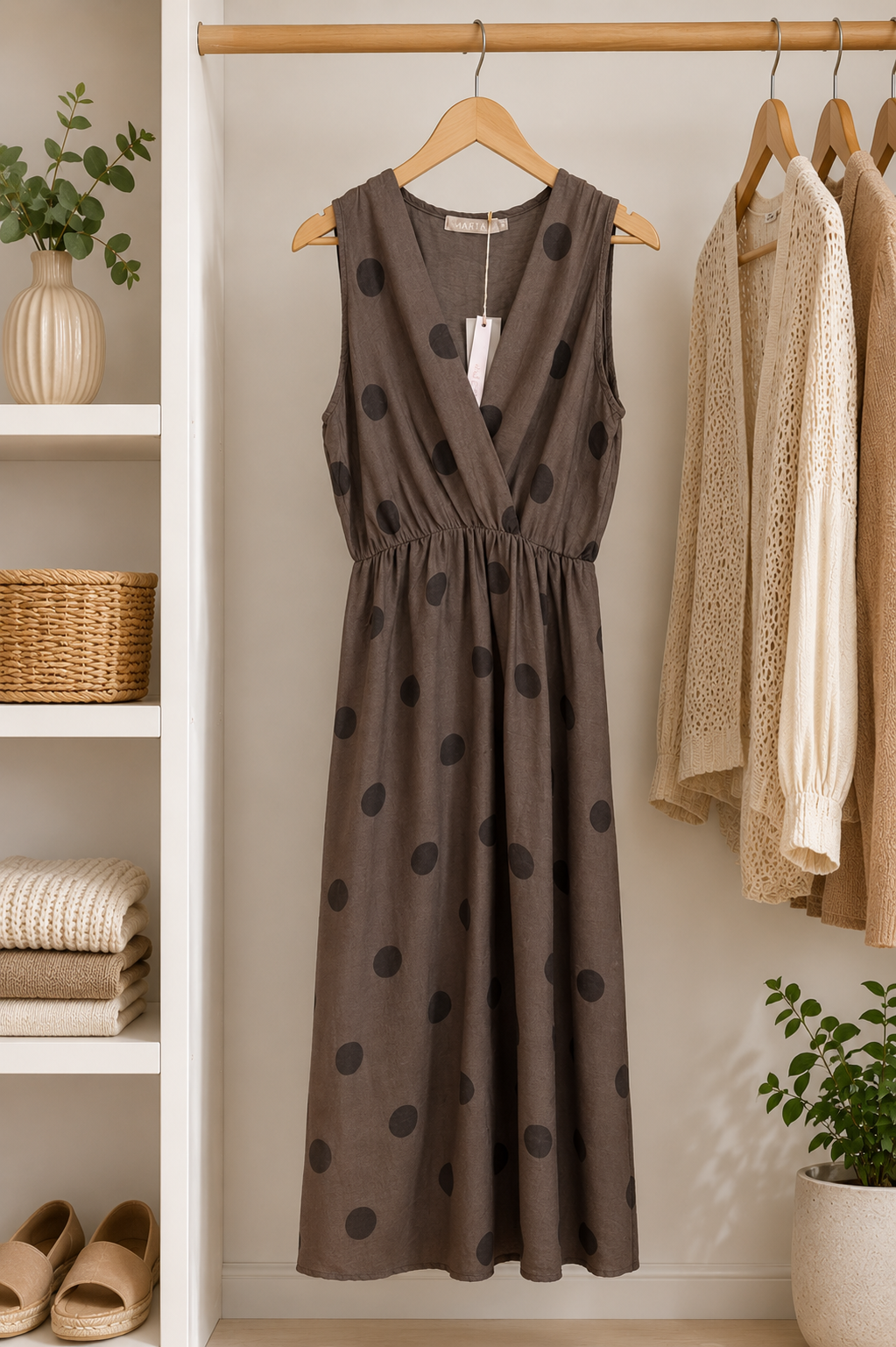 Kleid Linetta brown