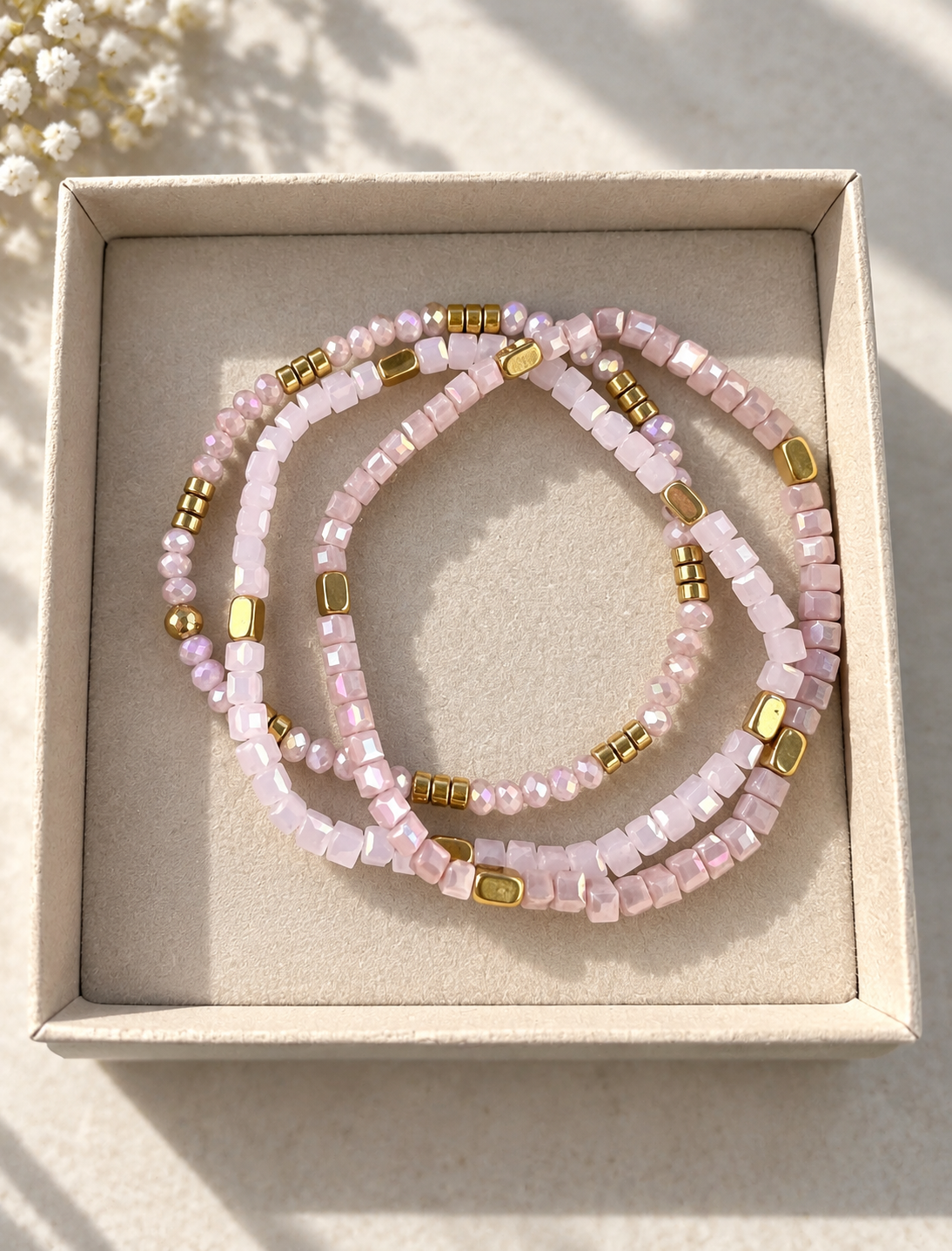 Armband Merle – Lavendel Mix 1 Stk.