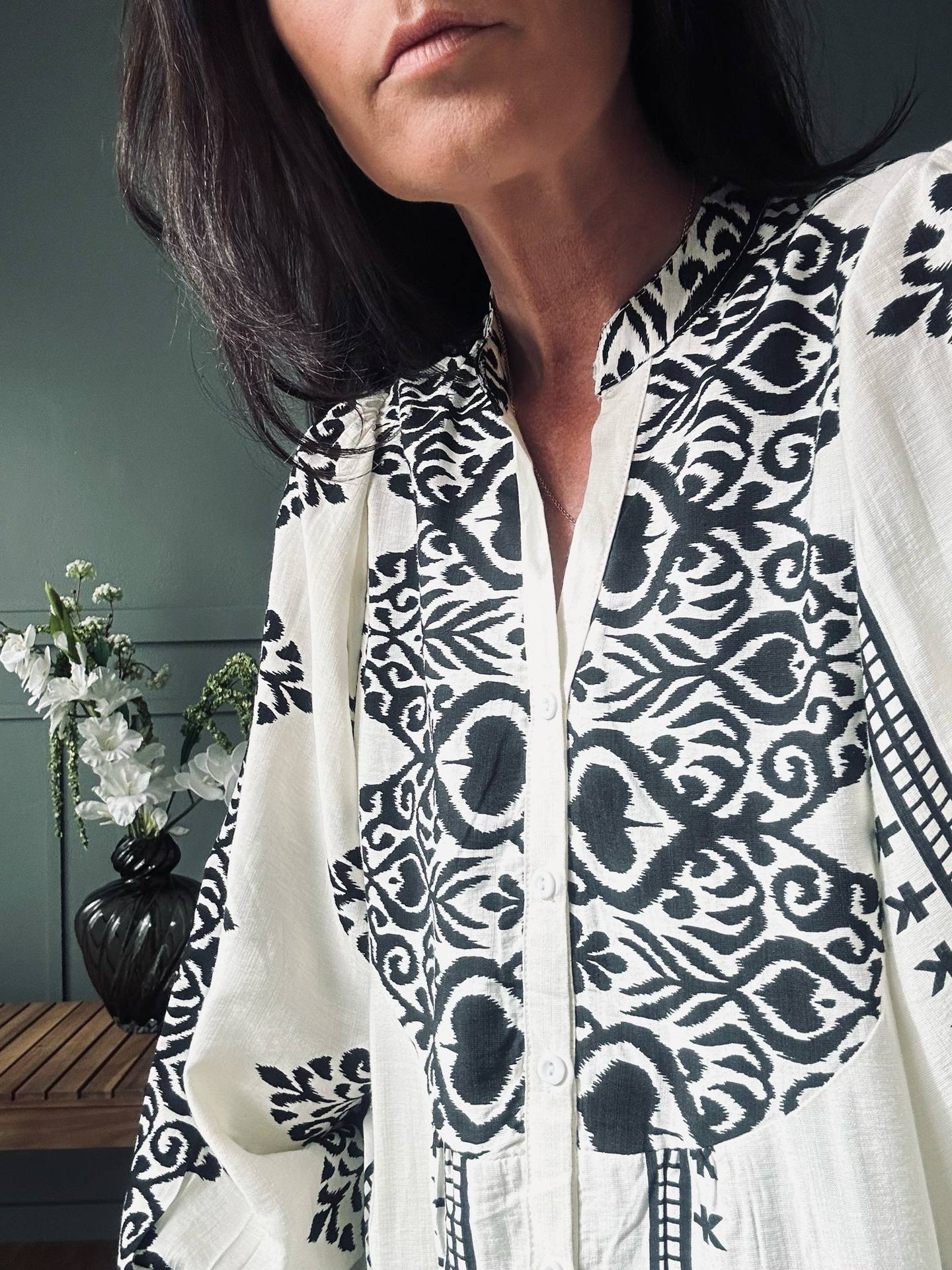Kleid Beige - Boheme Baumwolle