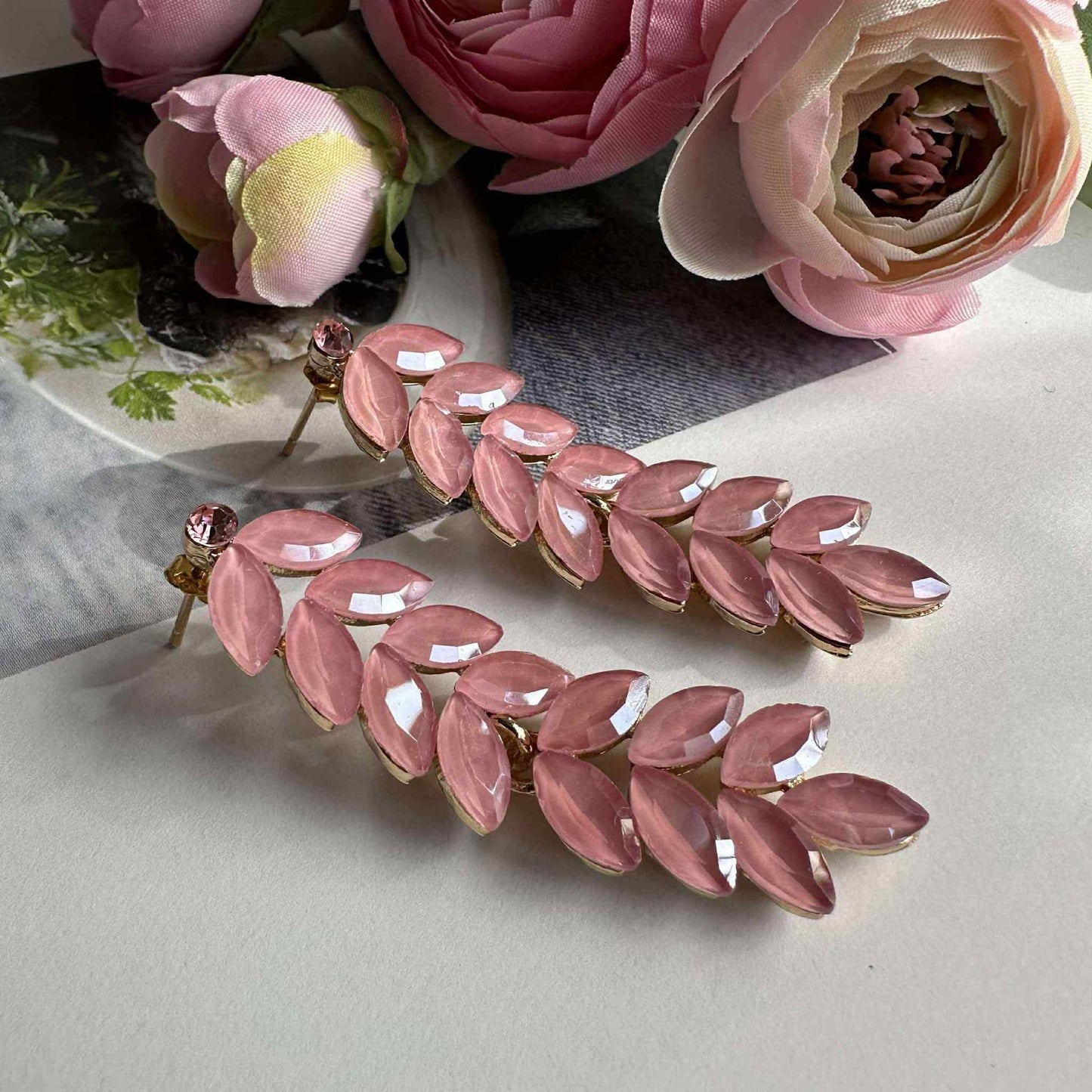 Ohrringe Leona - Rosa
