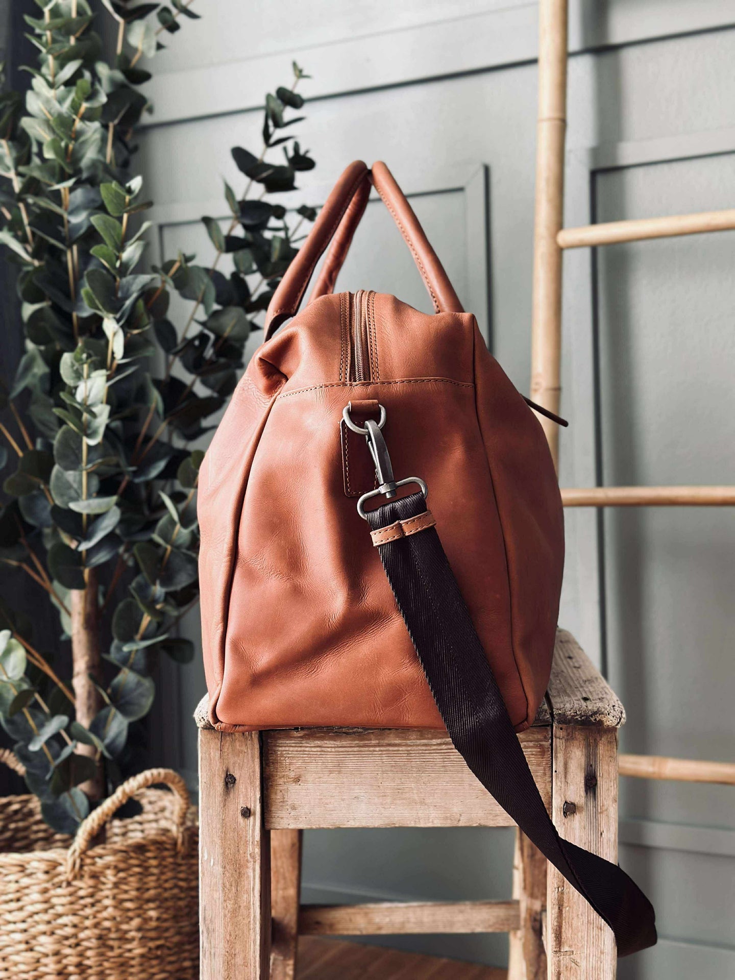 Weekender-Tasche LONDON Cognac