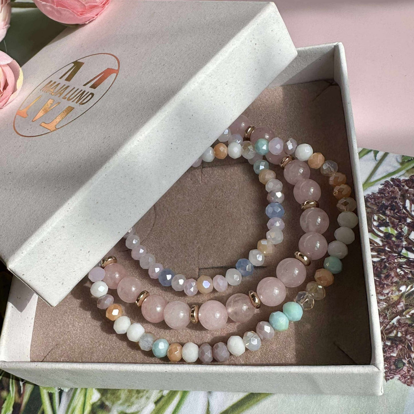 Armband Luna Soft pink – Set mit 3 Stück