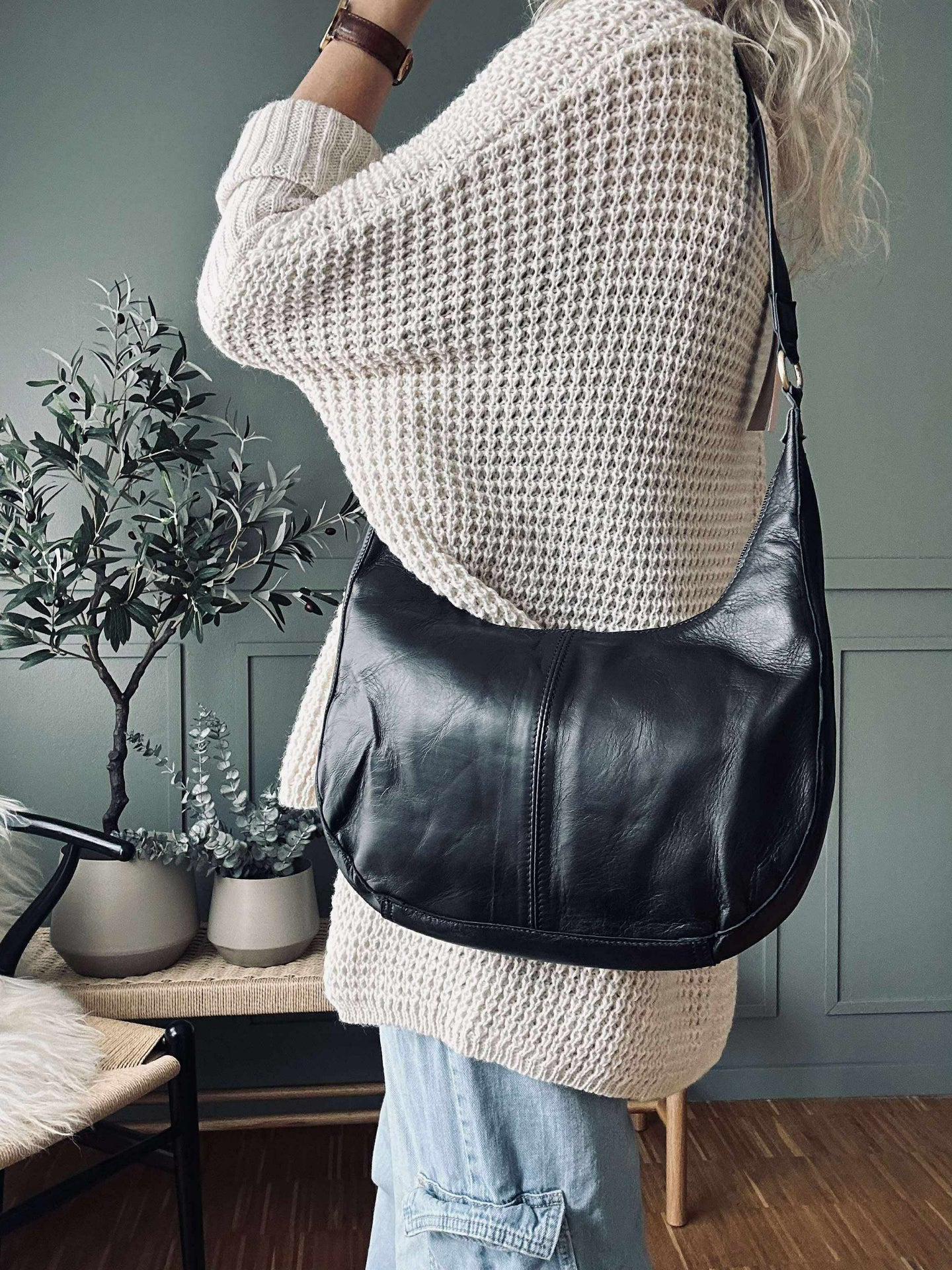 Schultertasche Alicia - Black