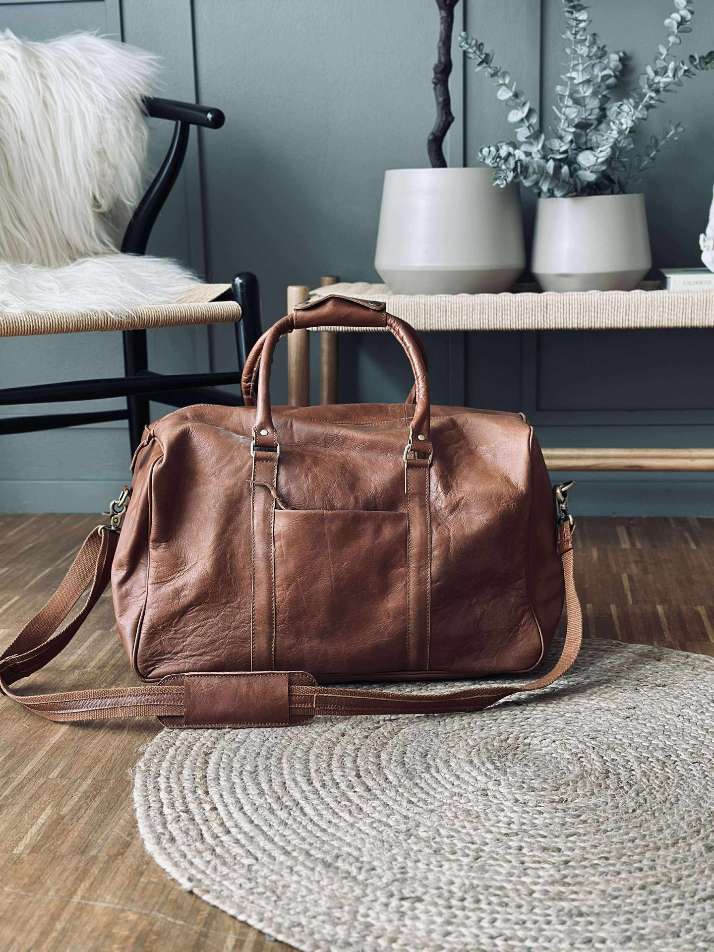 Wochenendtasche GINNY Cognac