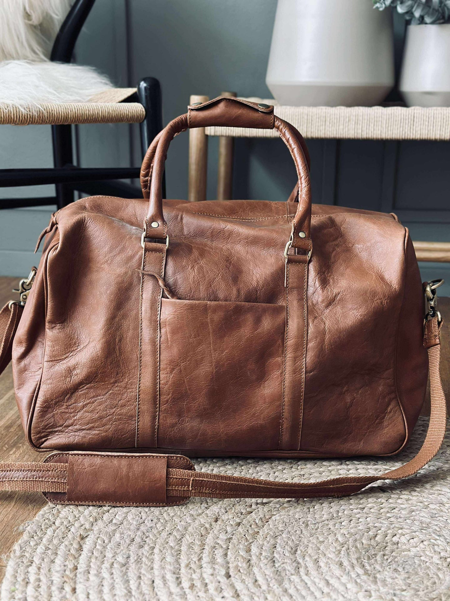Wochenendtasche GINNY Cognac