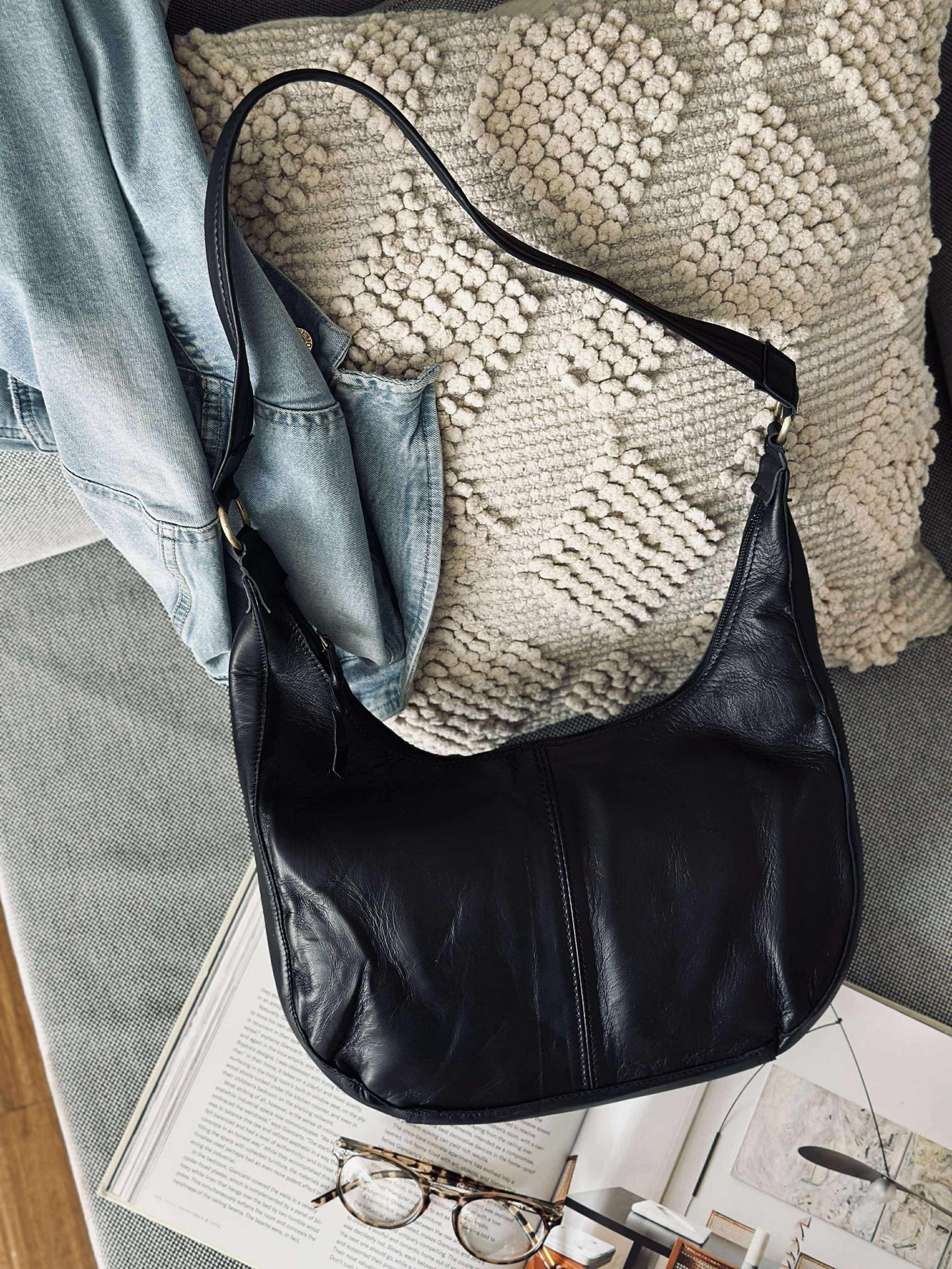 Schultertasche Alicia - Black