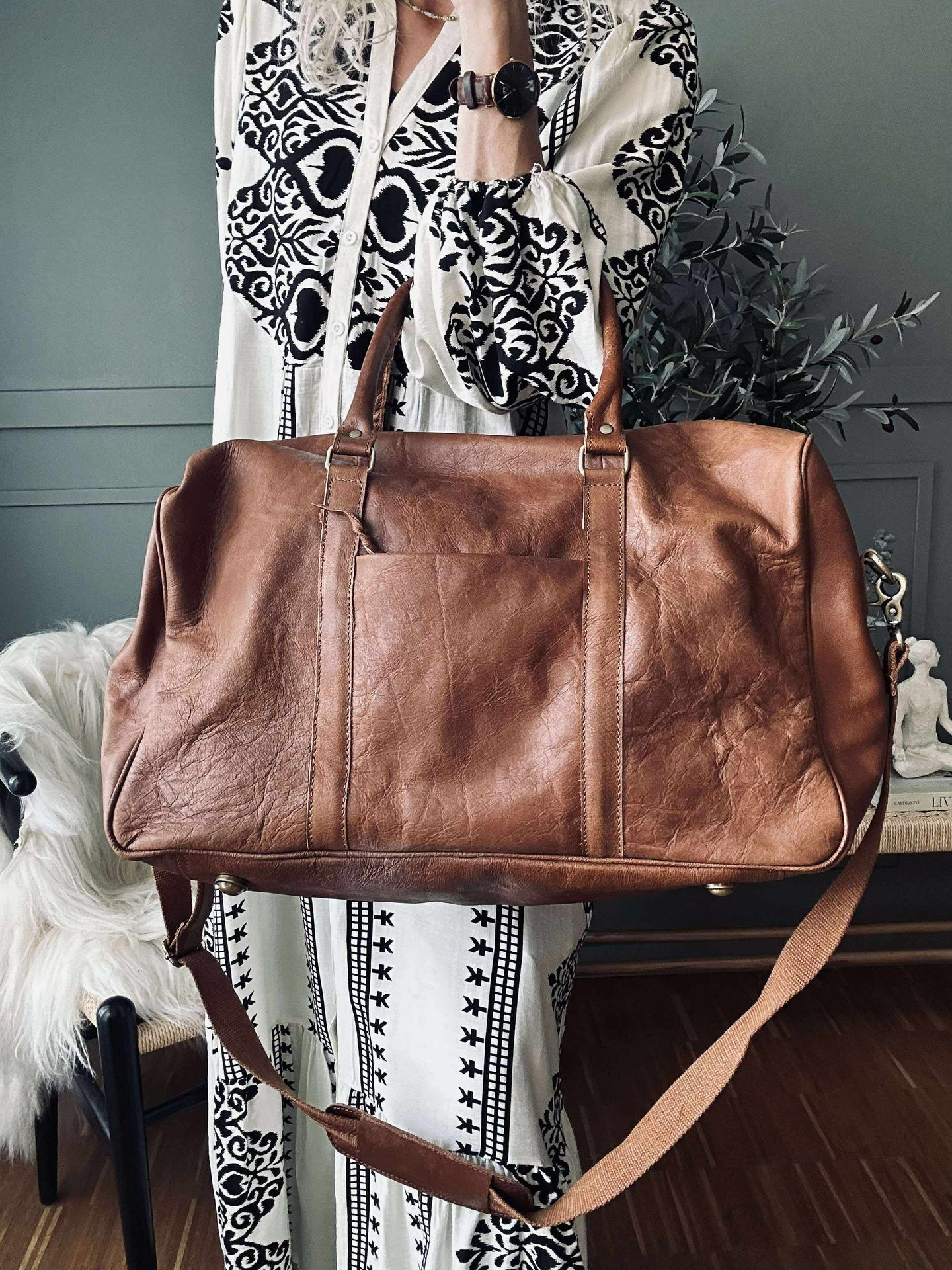 Wochenendtasche GINNY Cognac