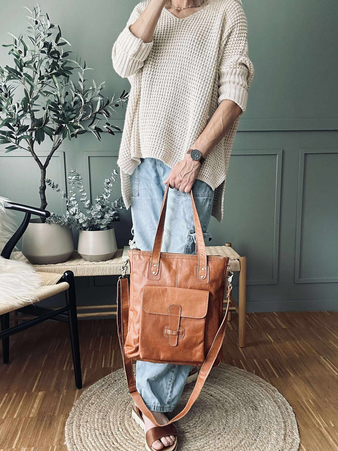 Strick MILLE Beige – Onesize