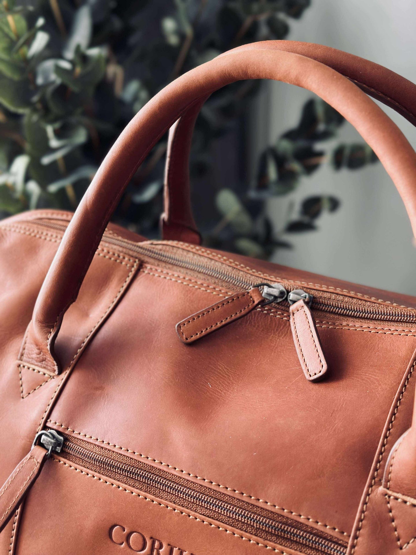 Weekender-Tasche LONDON Cognac