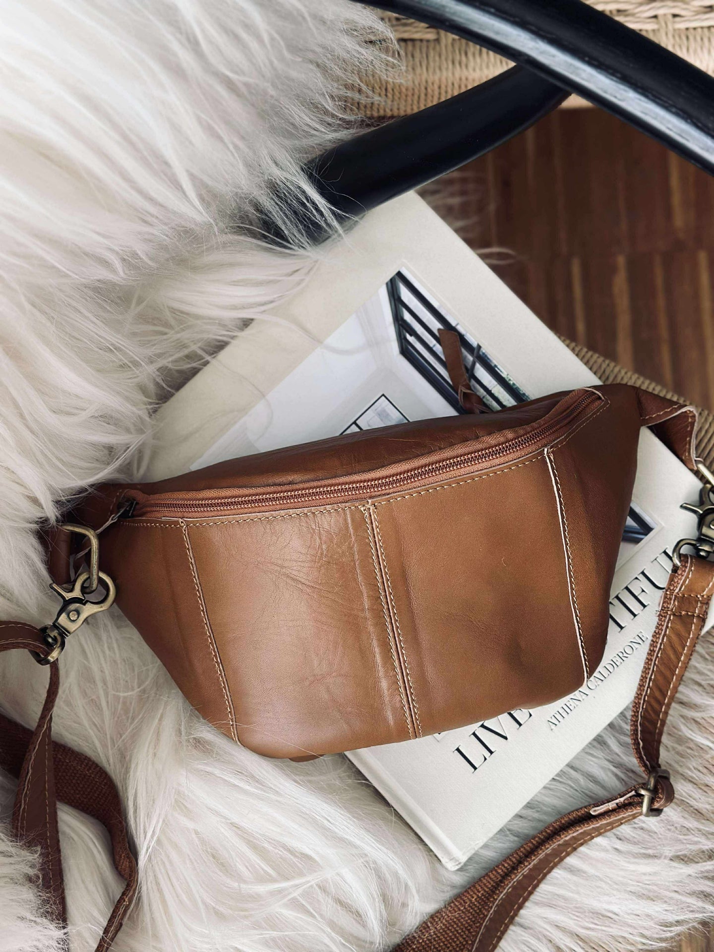 Bauchtasche Anna - Cognac