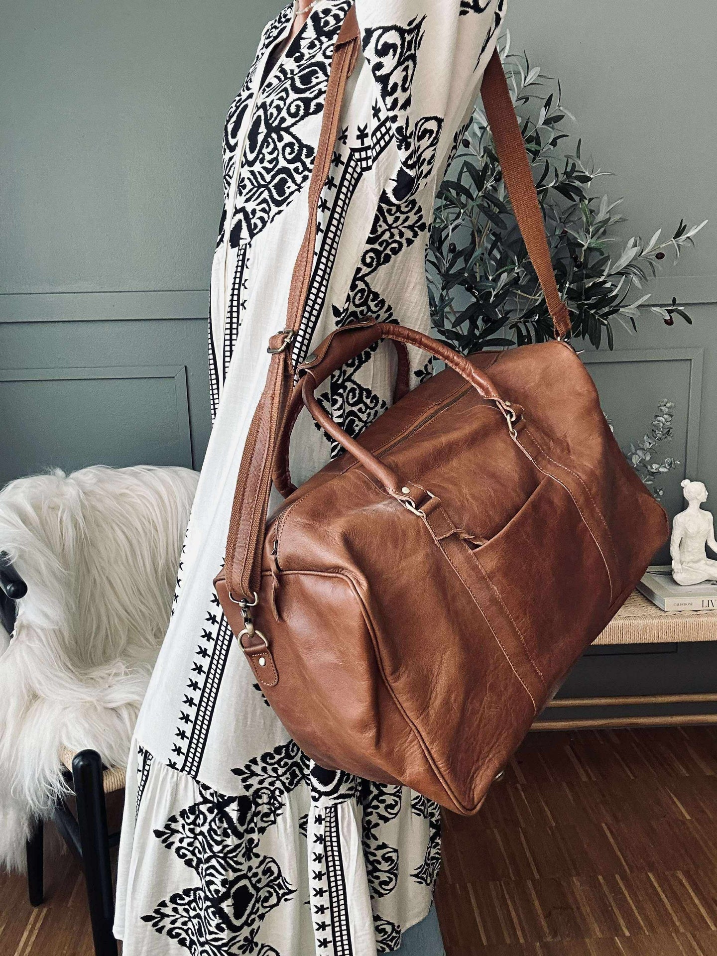 Wochenendtasche GINNY Cognac
