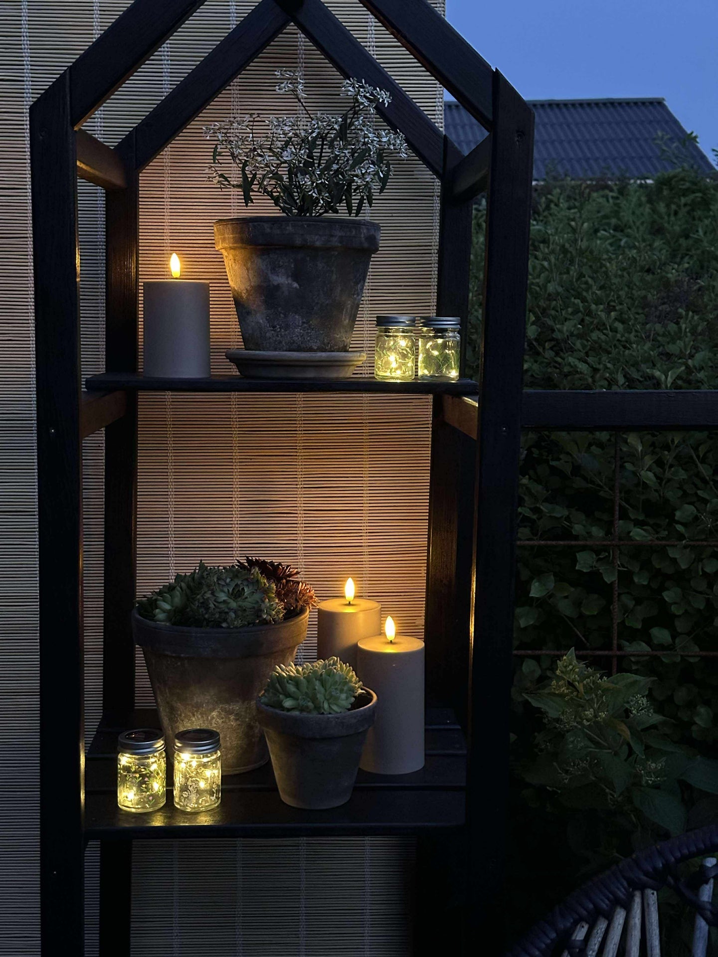 Mini-Laterne mit Solar - MIX