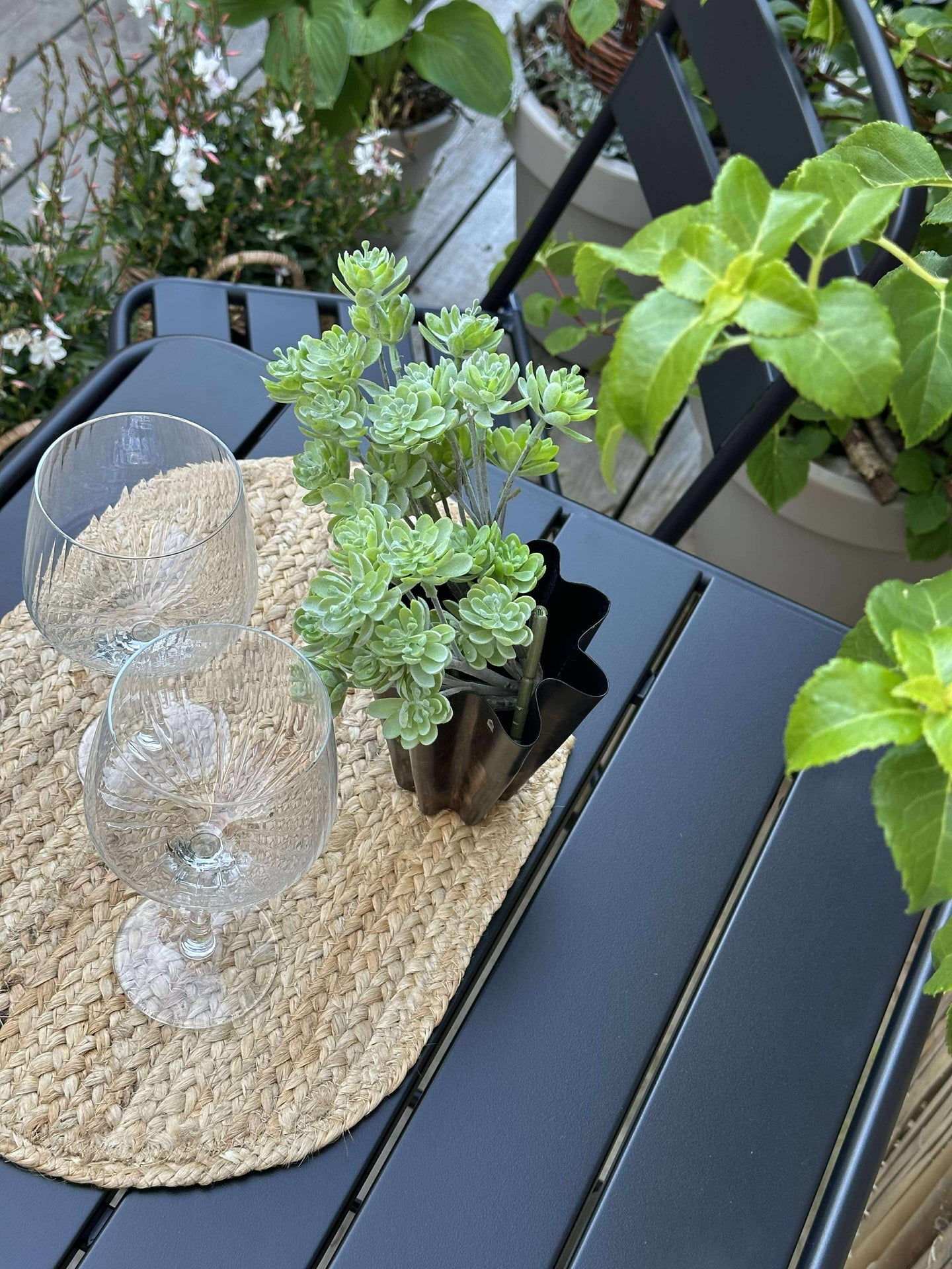 Café-Set - Black garden