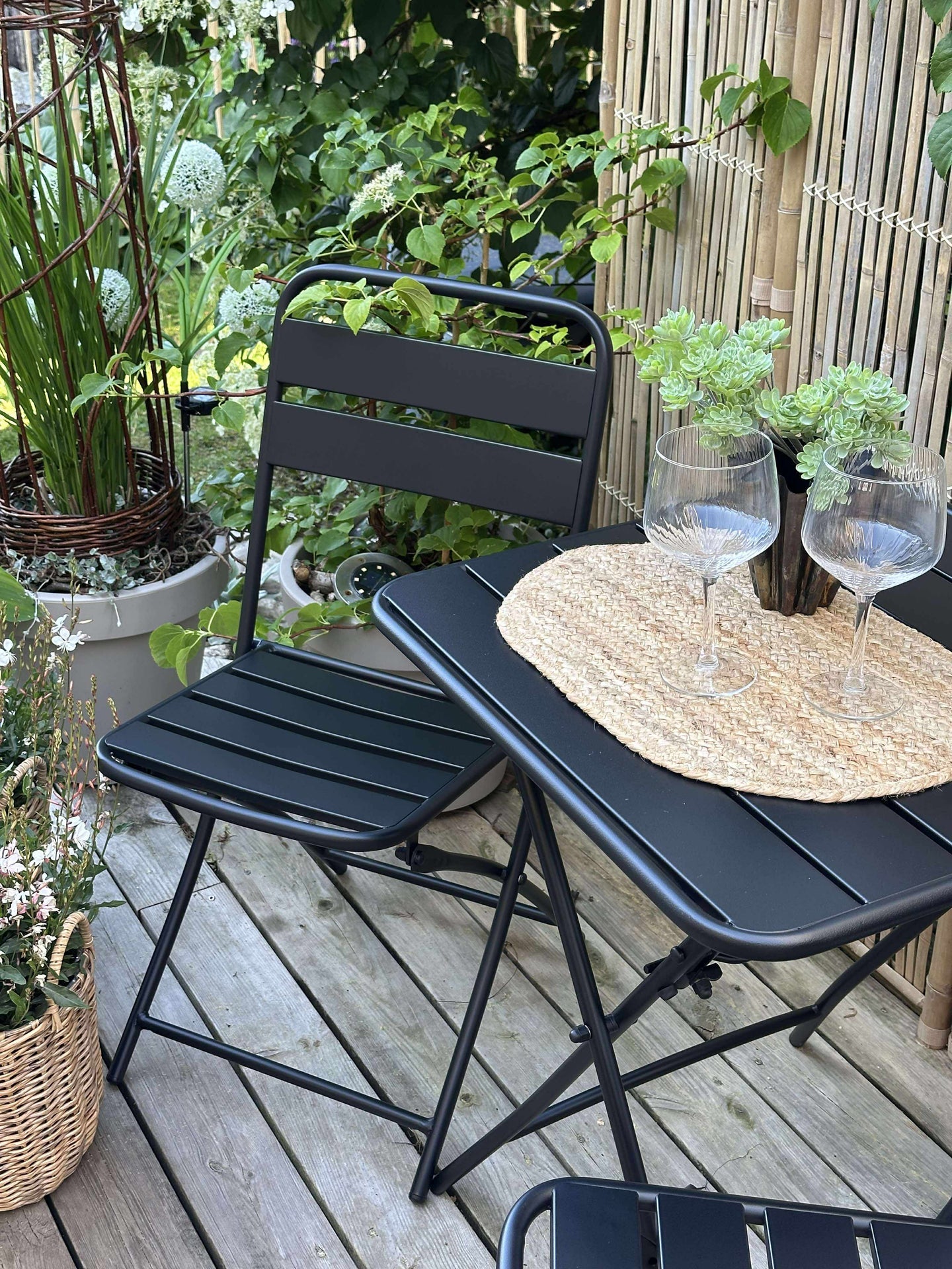 Café-Set - Black garden