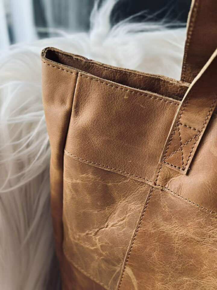 Shopper - Cognac / schwarz