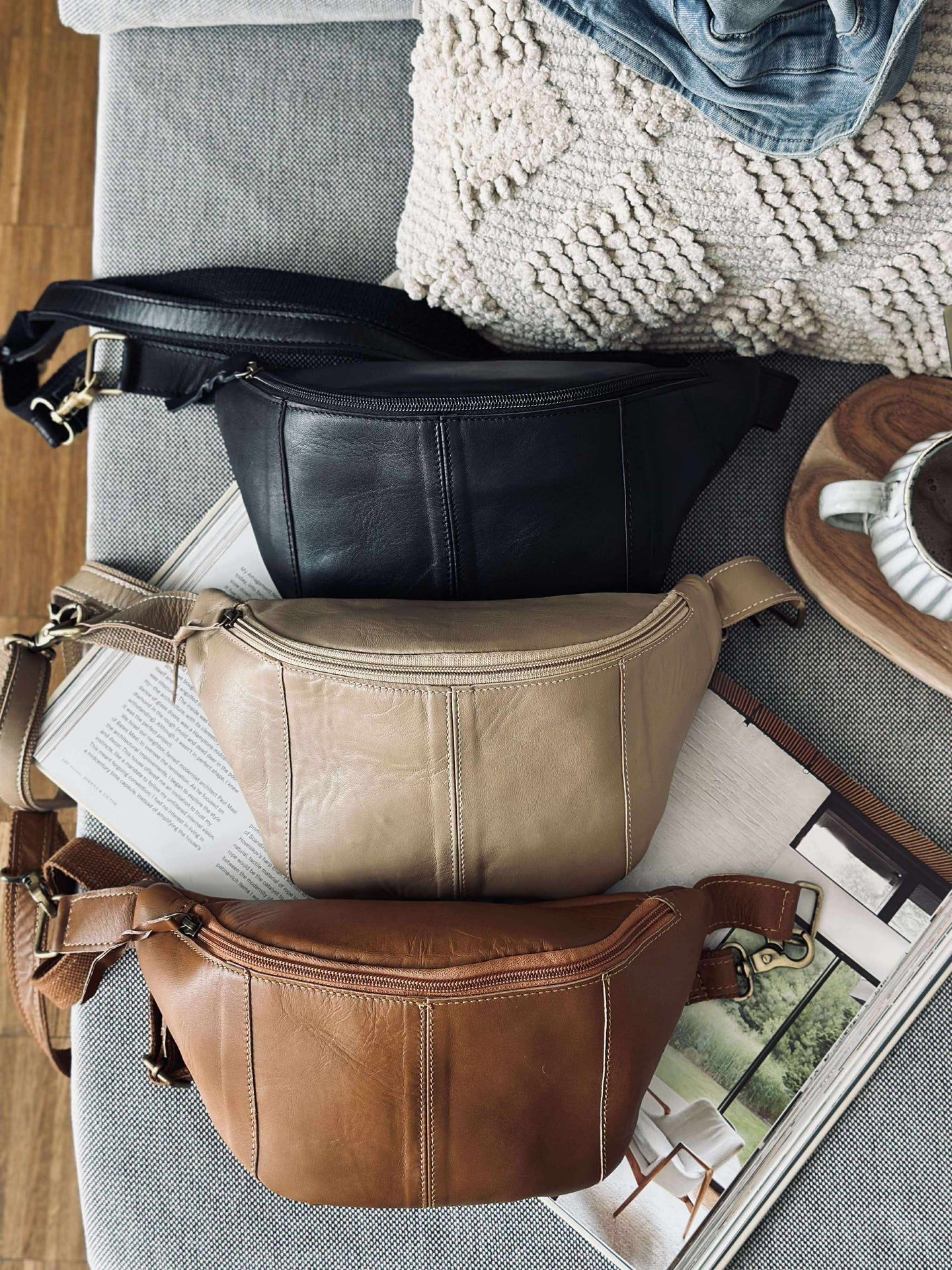 Bauchtasche Anna - Cognac
