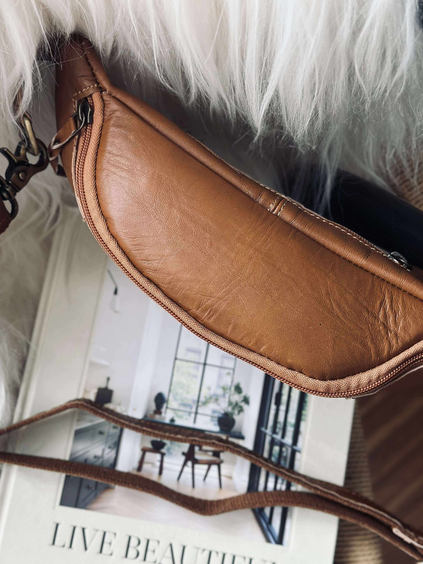 Bauchtasche Anna - Cognac