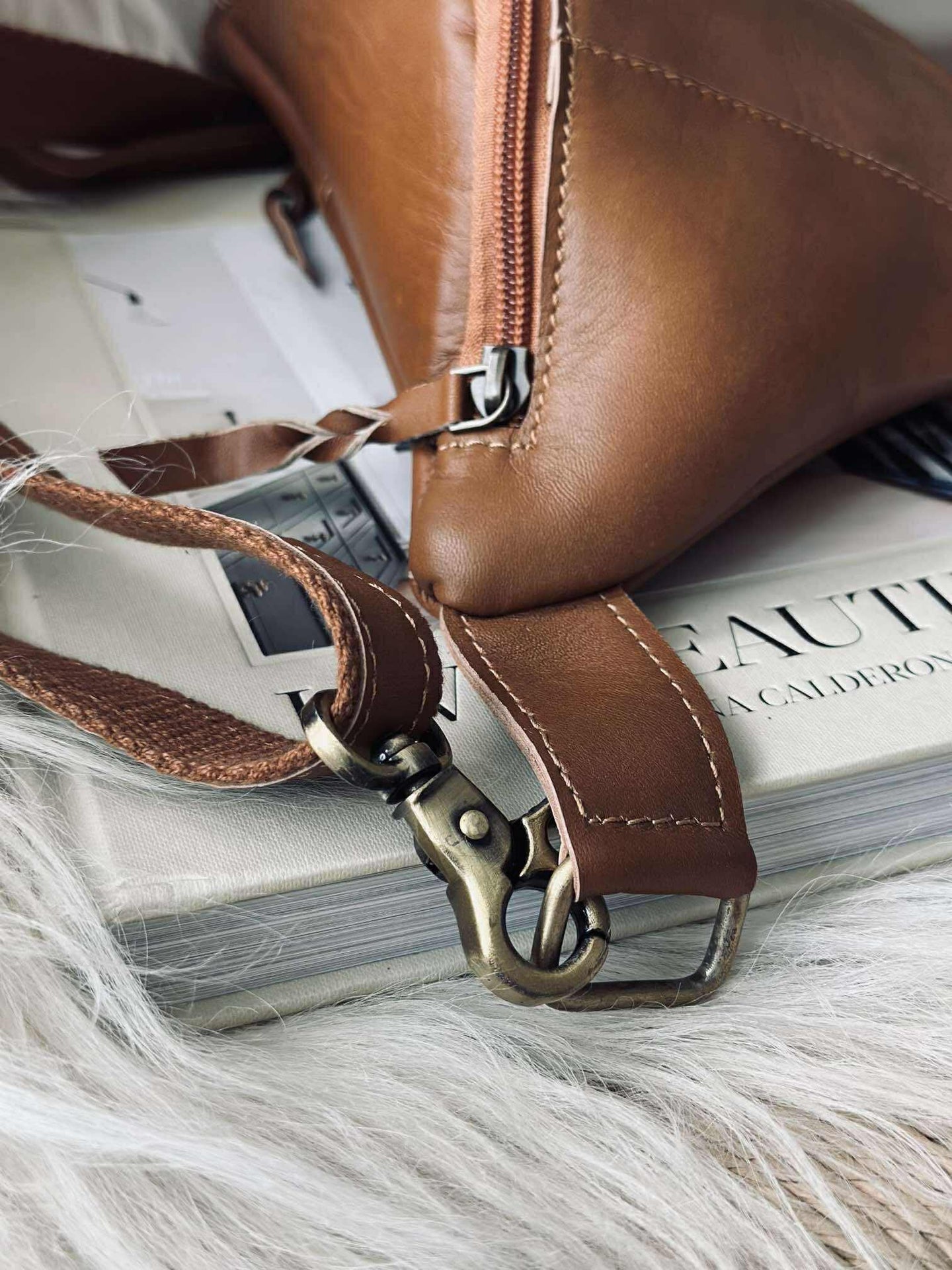 Bauchtasche Anna - Cognac
