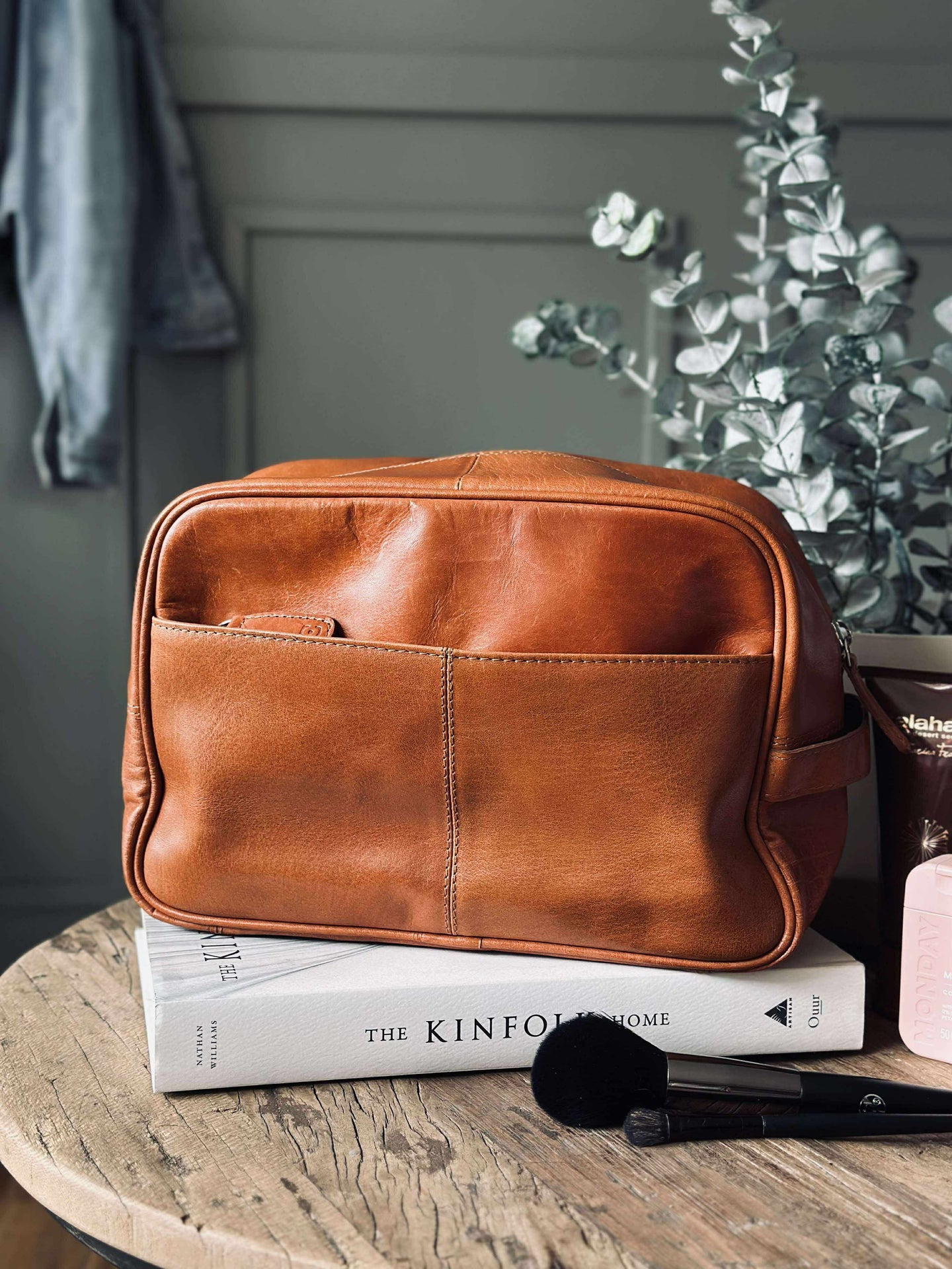 Kulturtasche - Cognac