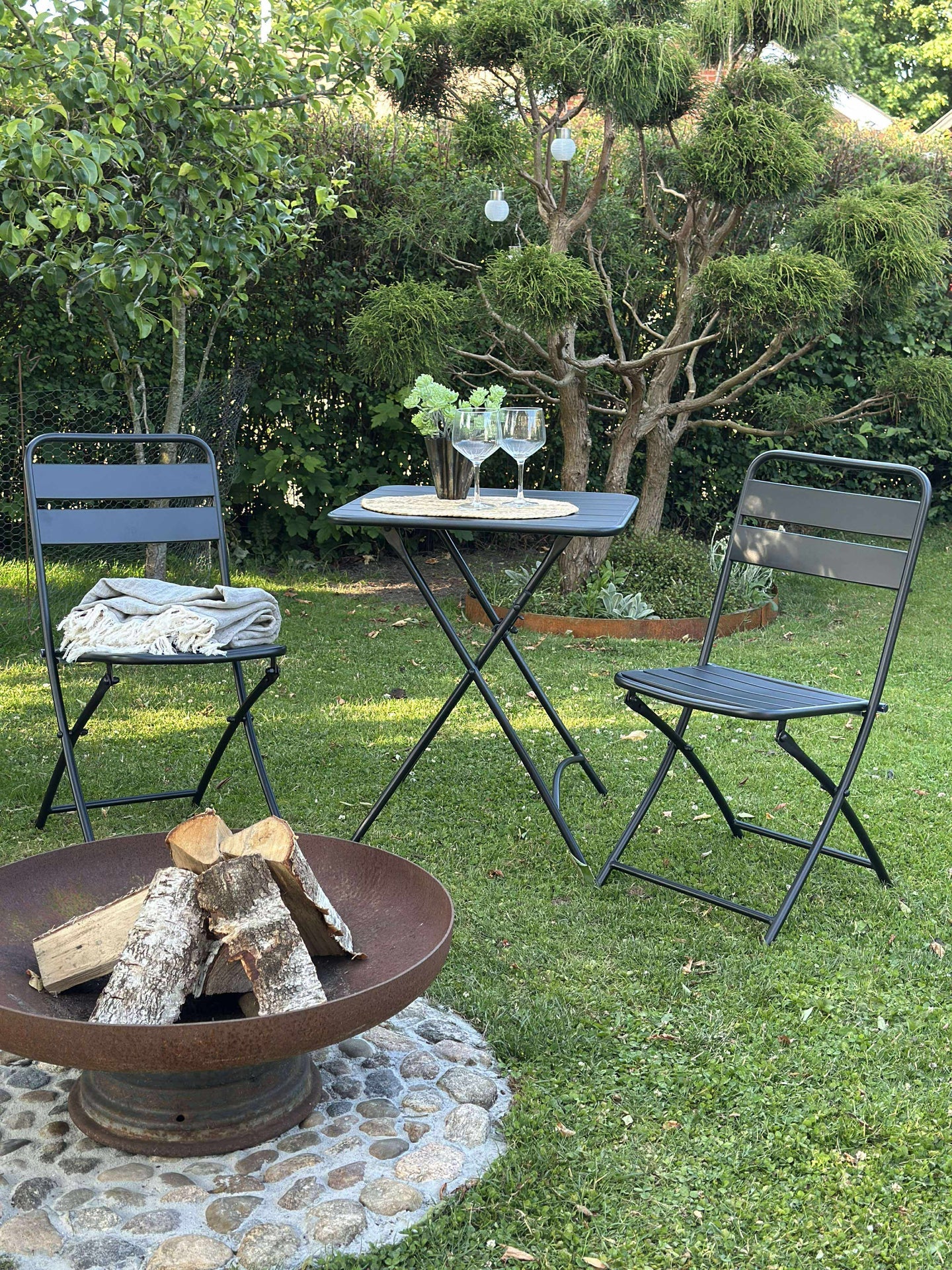 Café-Set - Black garden