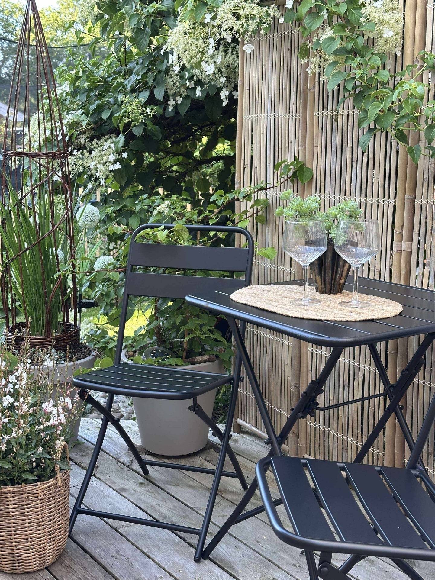Café-Set - Black garden