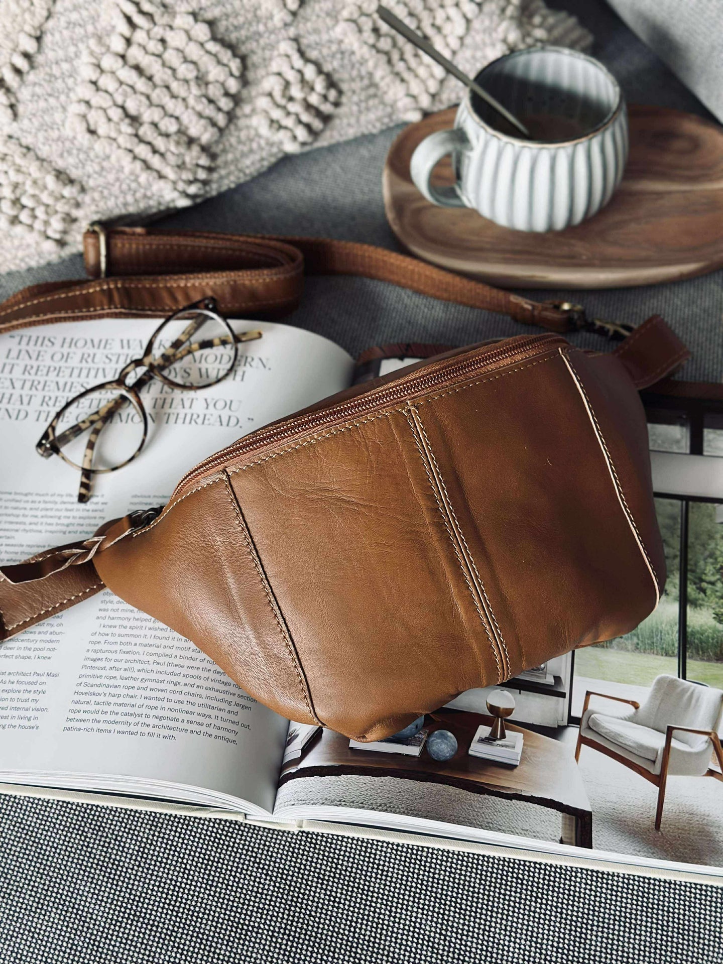 Bauchtasche Anna - Cognac