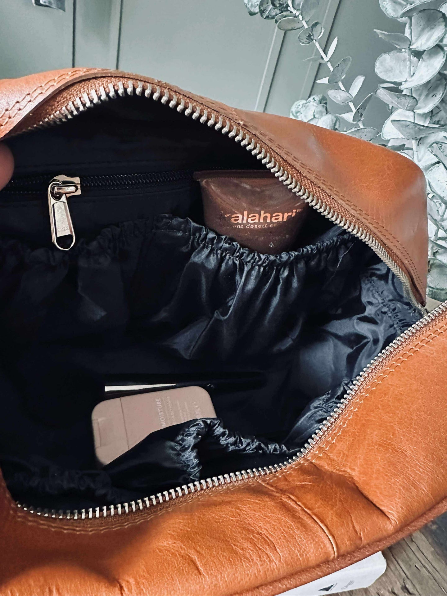 Kulturtasche - Cognac
