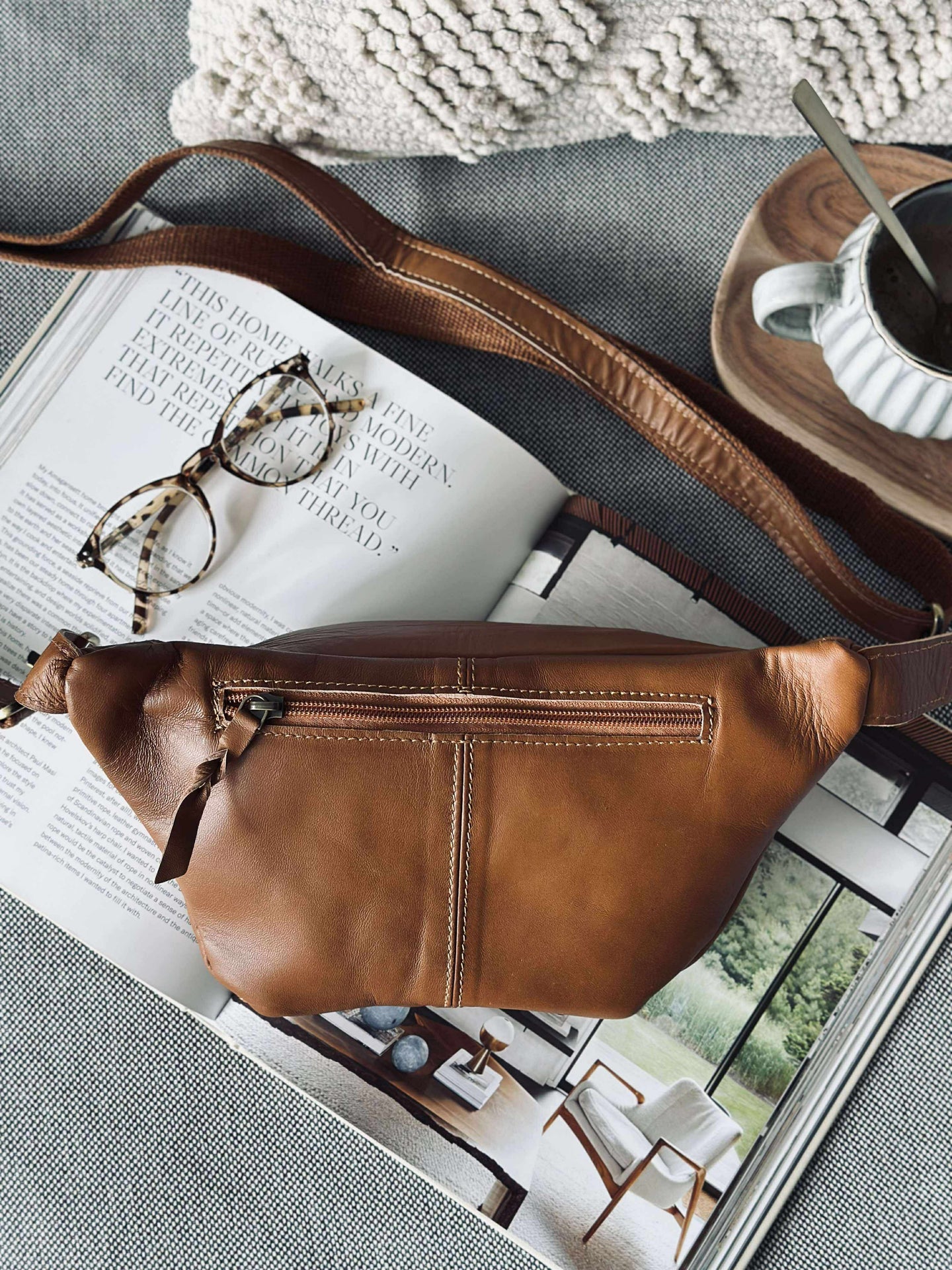 Bauchtasche Anna - Cognac