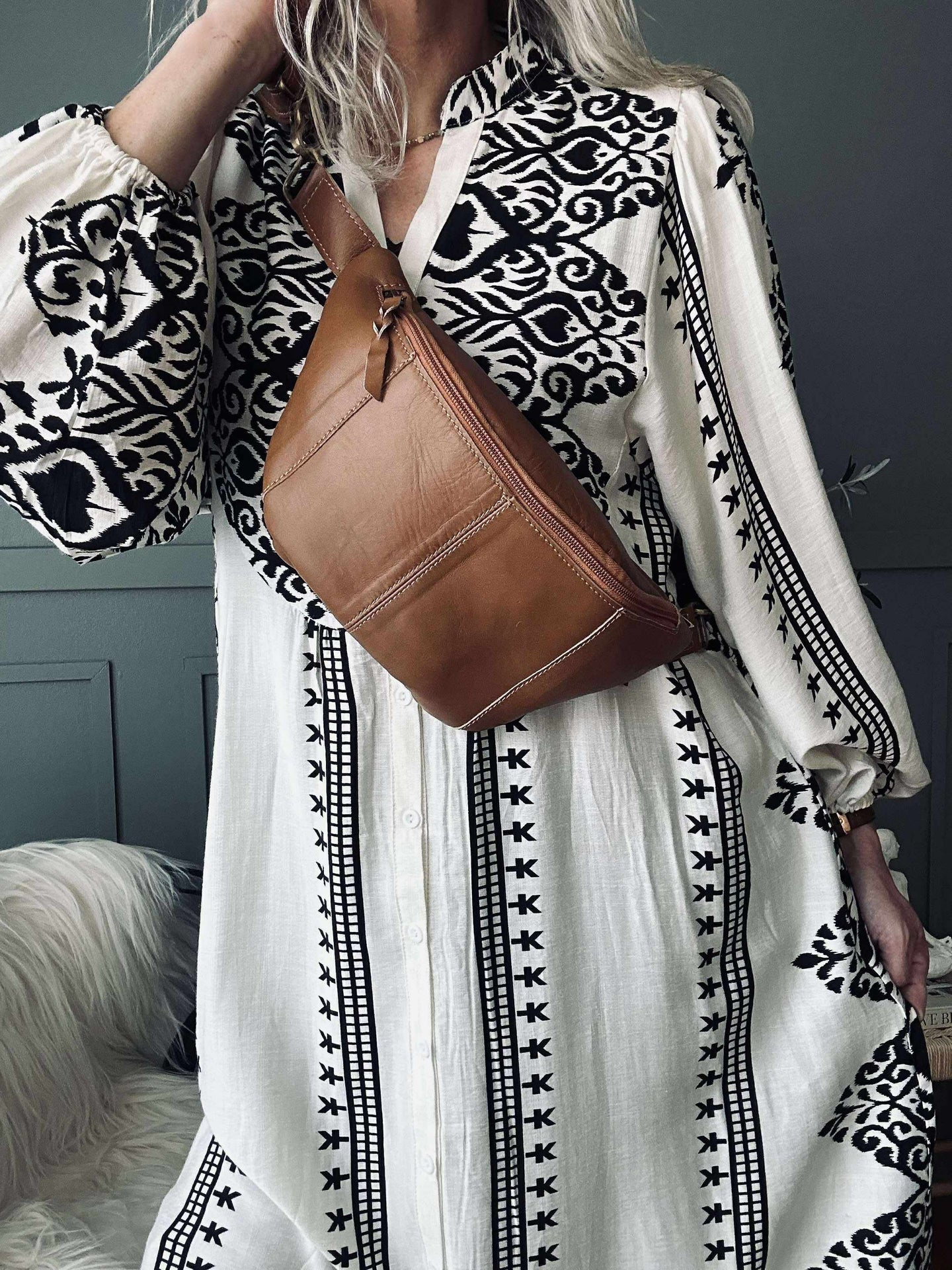Bauchtasche Anna - Cognac