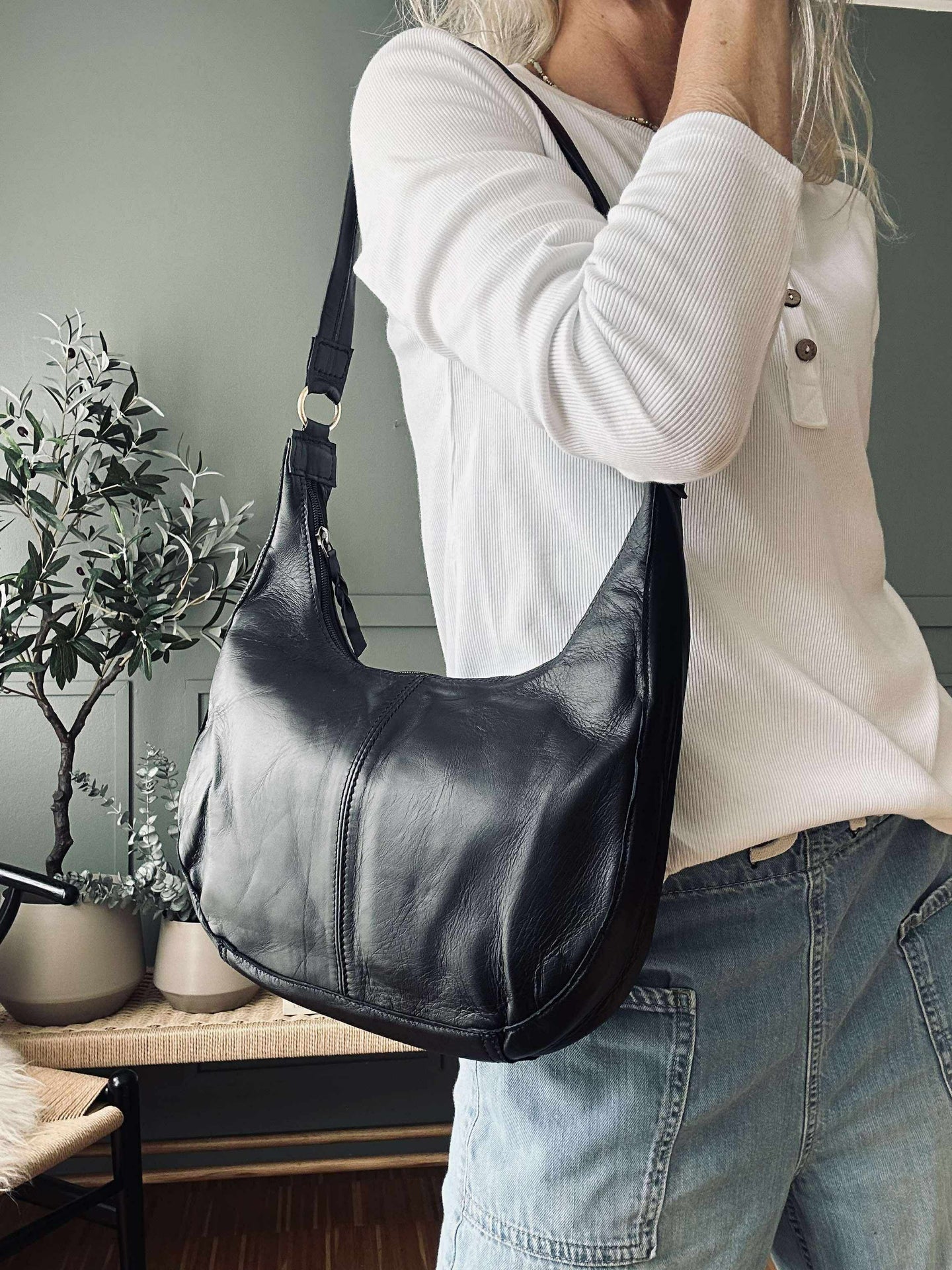 Schultertasche Alicia - Black