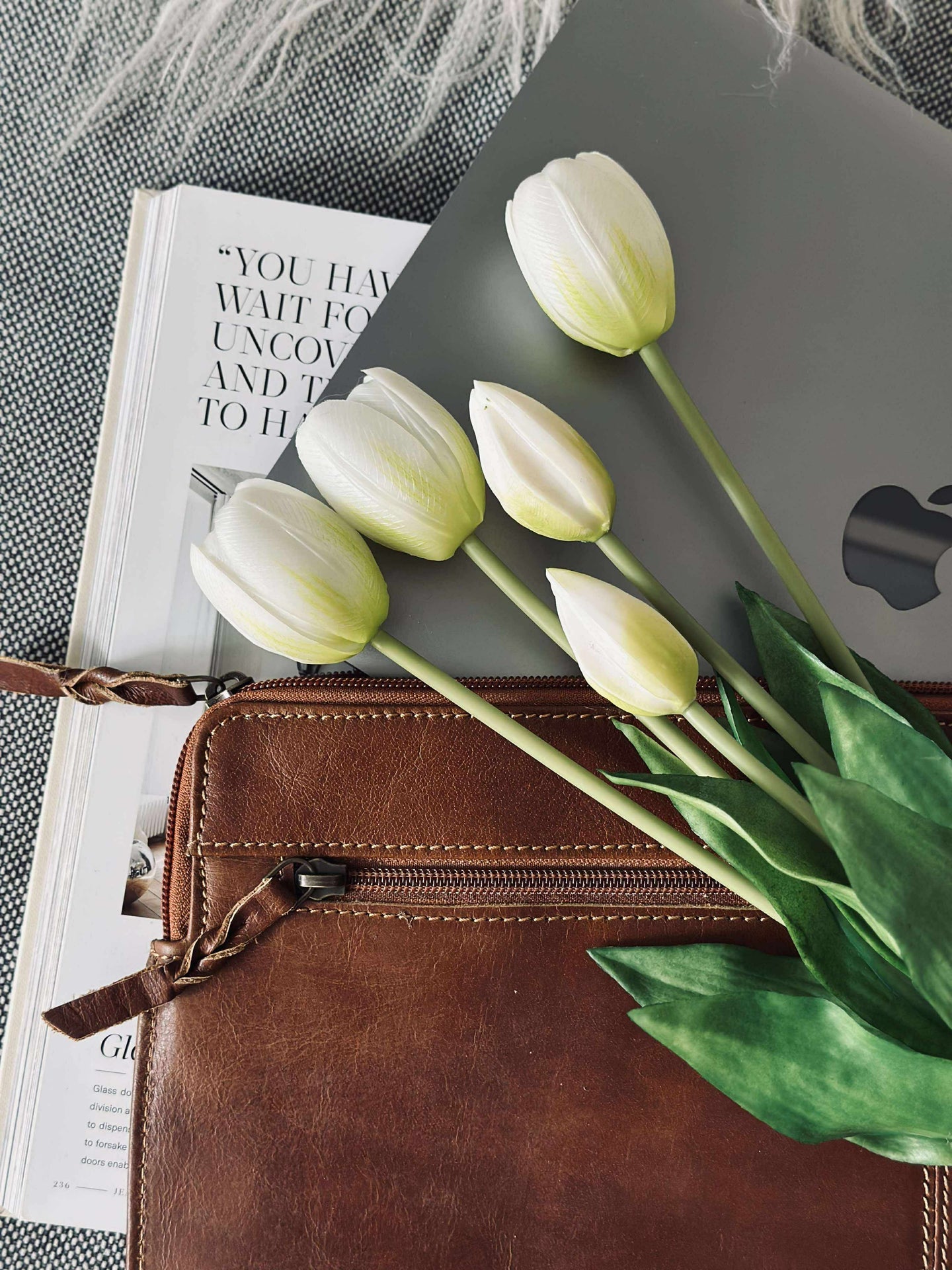 Laptop-Sleeve - Cognac Büffelleder