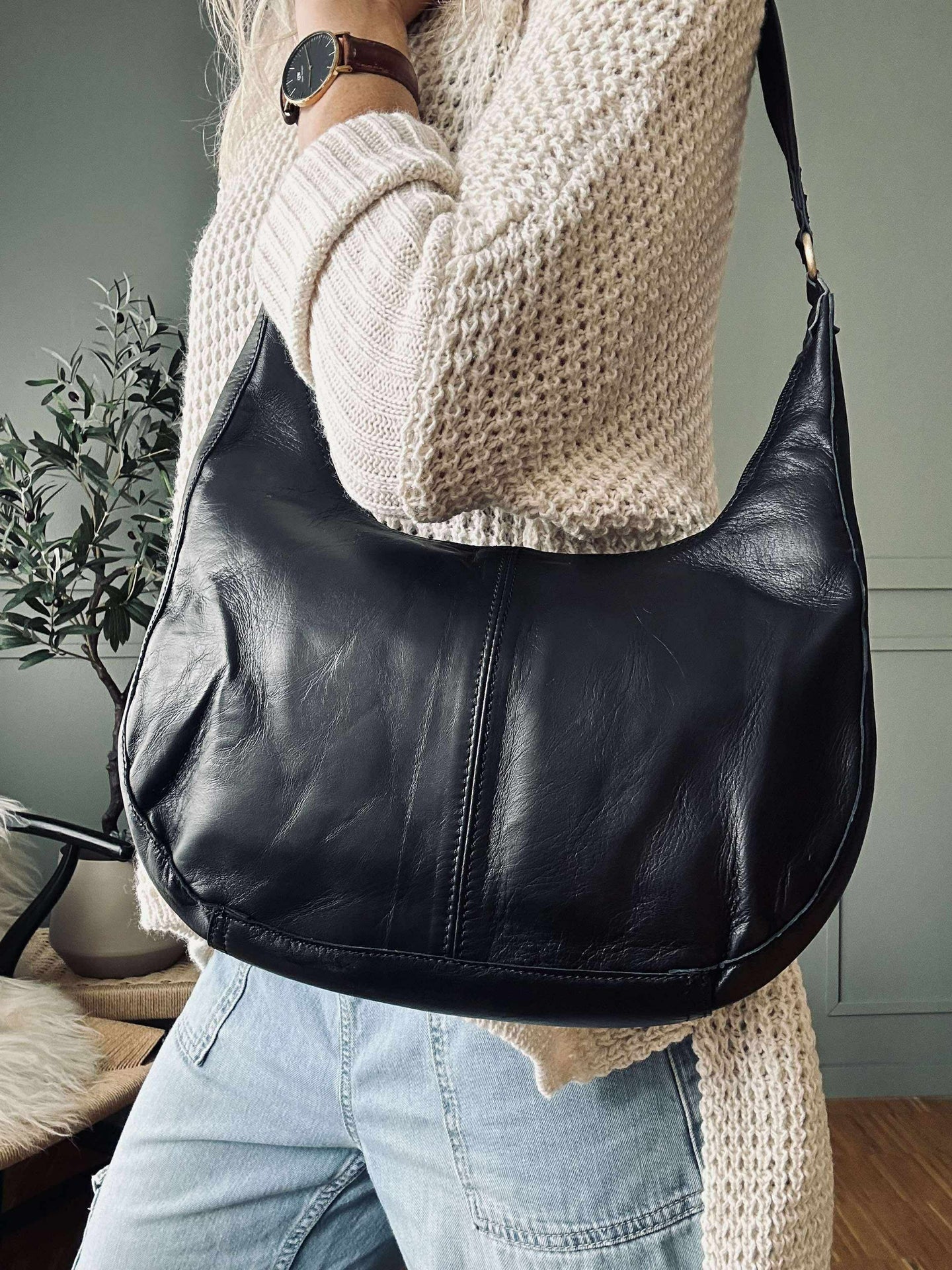 Schultertasche Alicia - Black