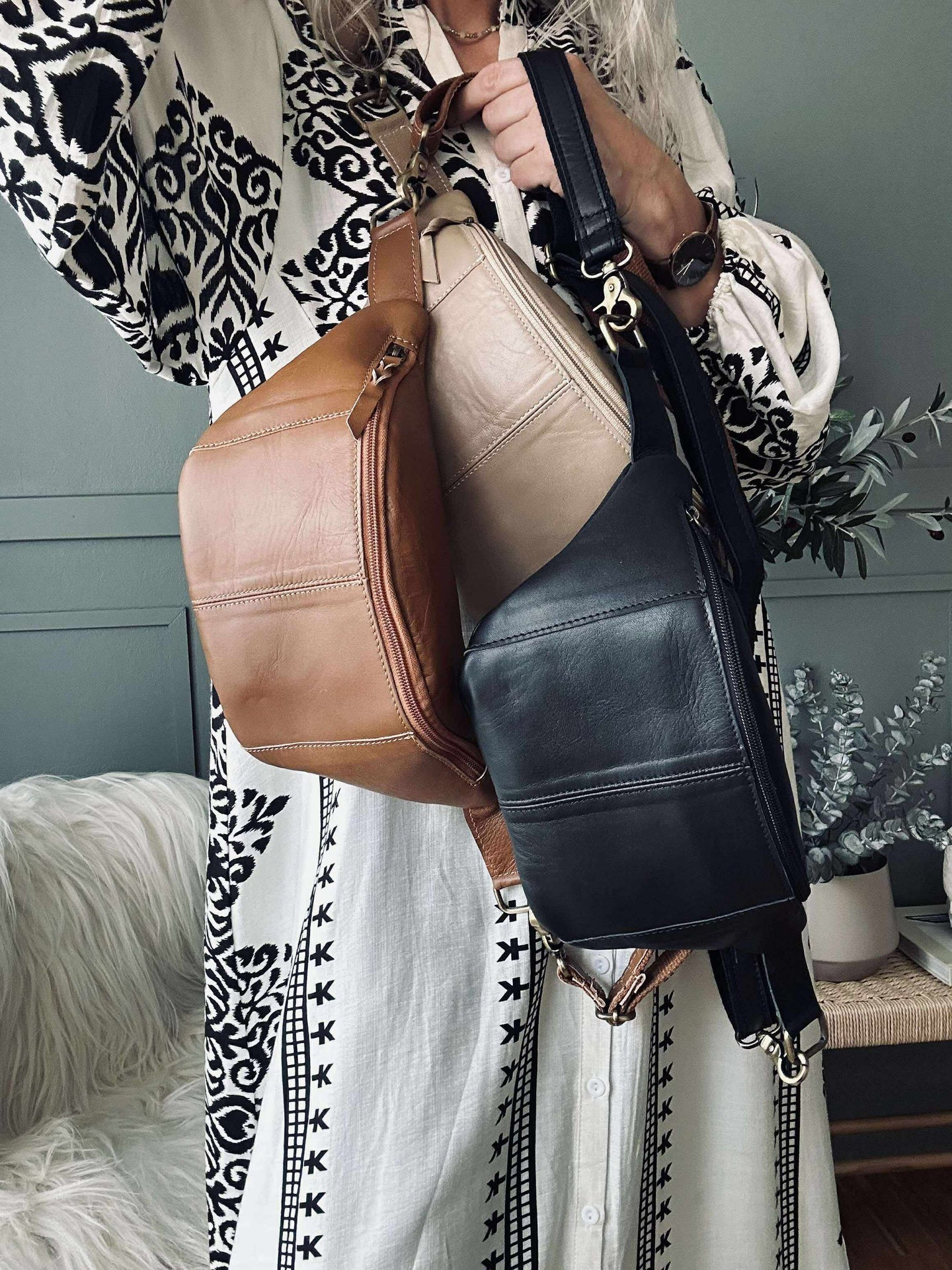 Bauchtasche Anna - Cognac