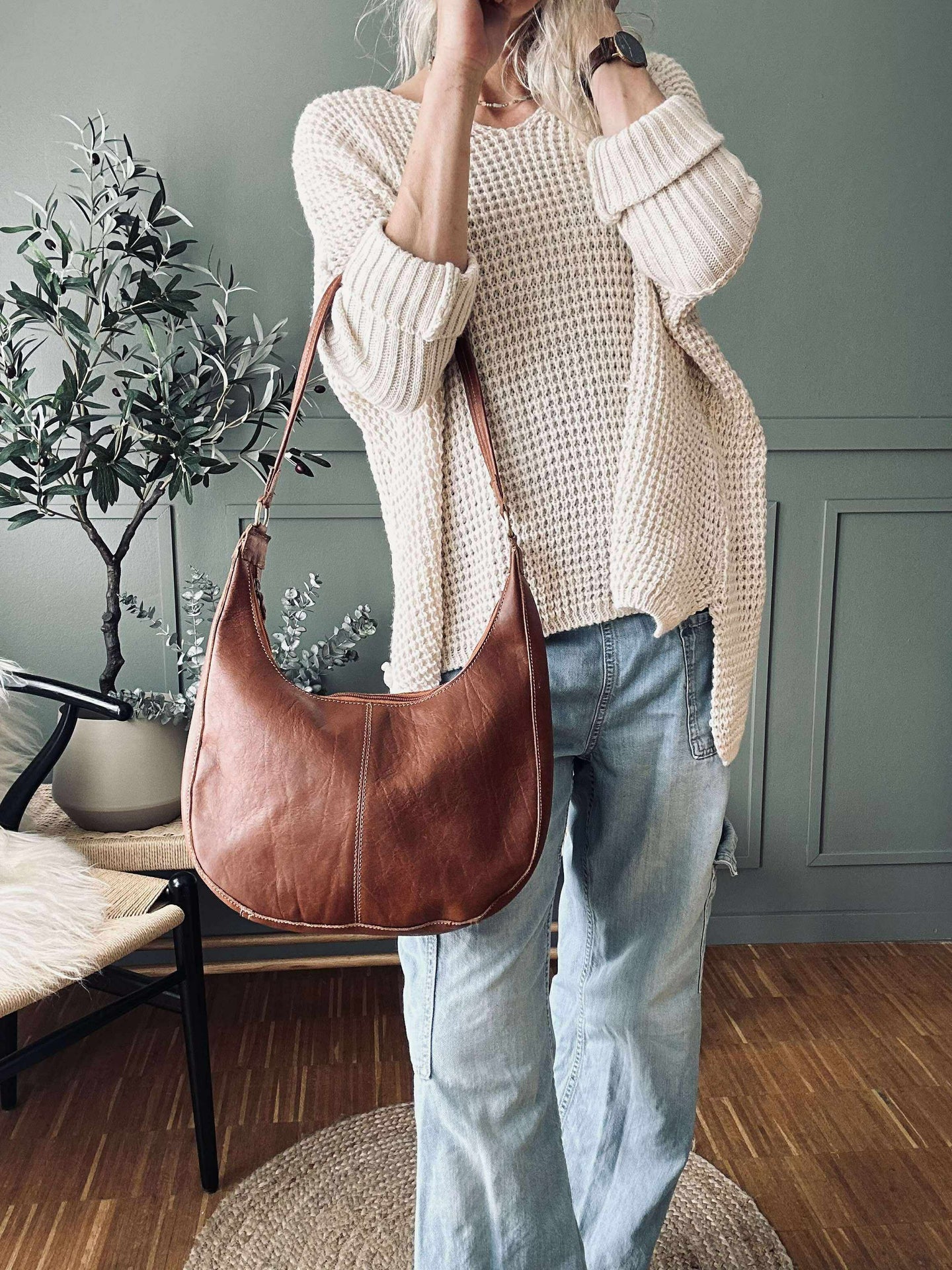 Strick MILLE Beige – Onesize